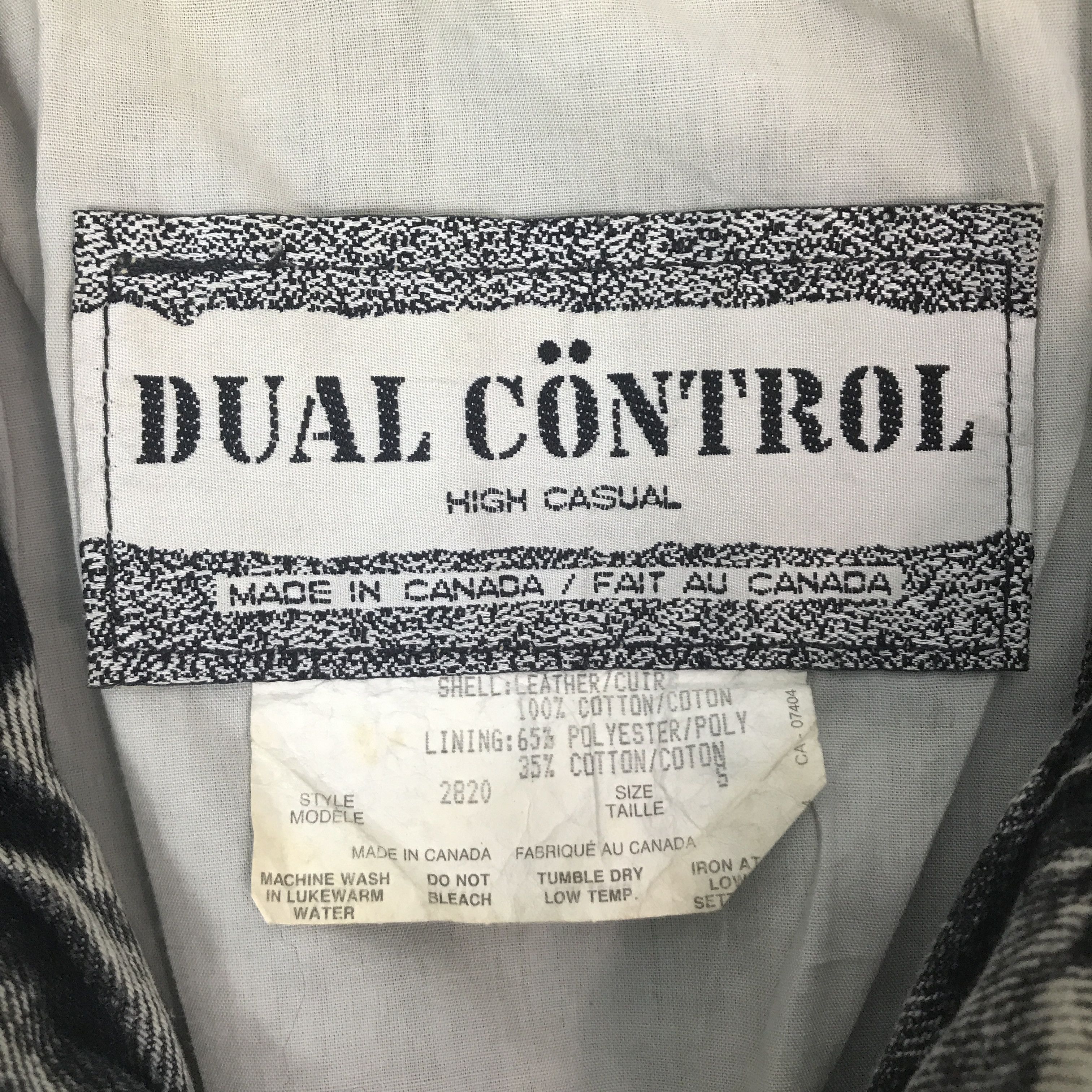 Vintage Dual Control Denim Leather Design jacket Size US M / EU 48-50 / 2 - 9 Thumbnail