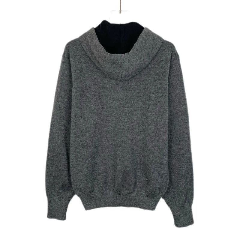 Louis Vuitton Louis Vuitton Dark grey hooded drawstring zip-up sweatshir Size M / US 6-8 / IT 42-44 - 2 Thumbnail
