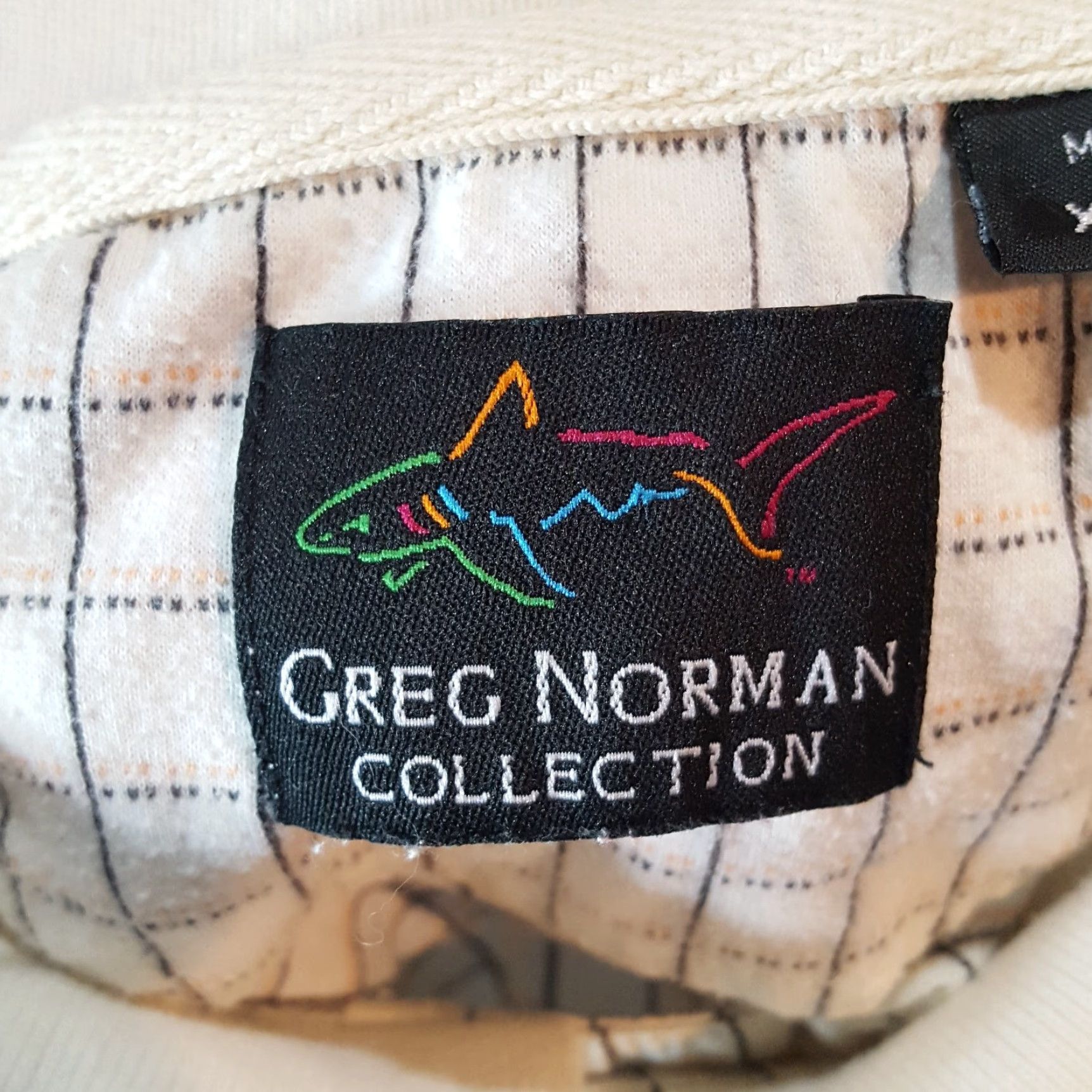 Vintage VINTAGE Greg Norman Shark Logo Polo Shirt - XL Mens Check Polo Shirt Size US XL / EU 56 / 4 - 7 Thumbnail