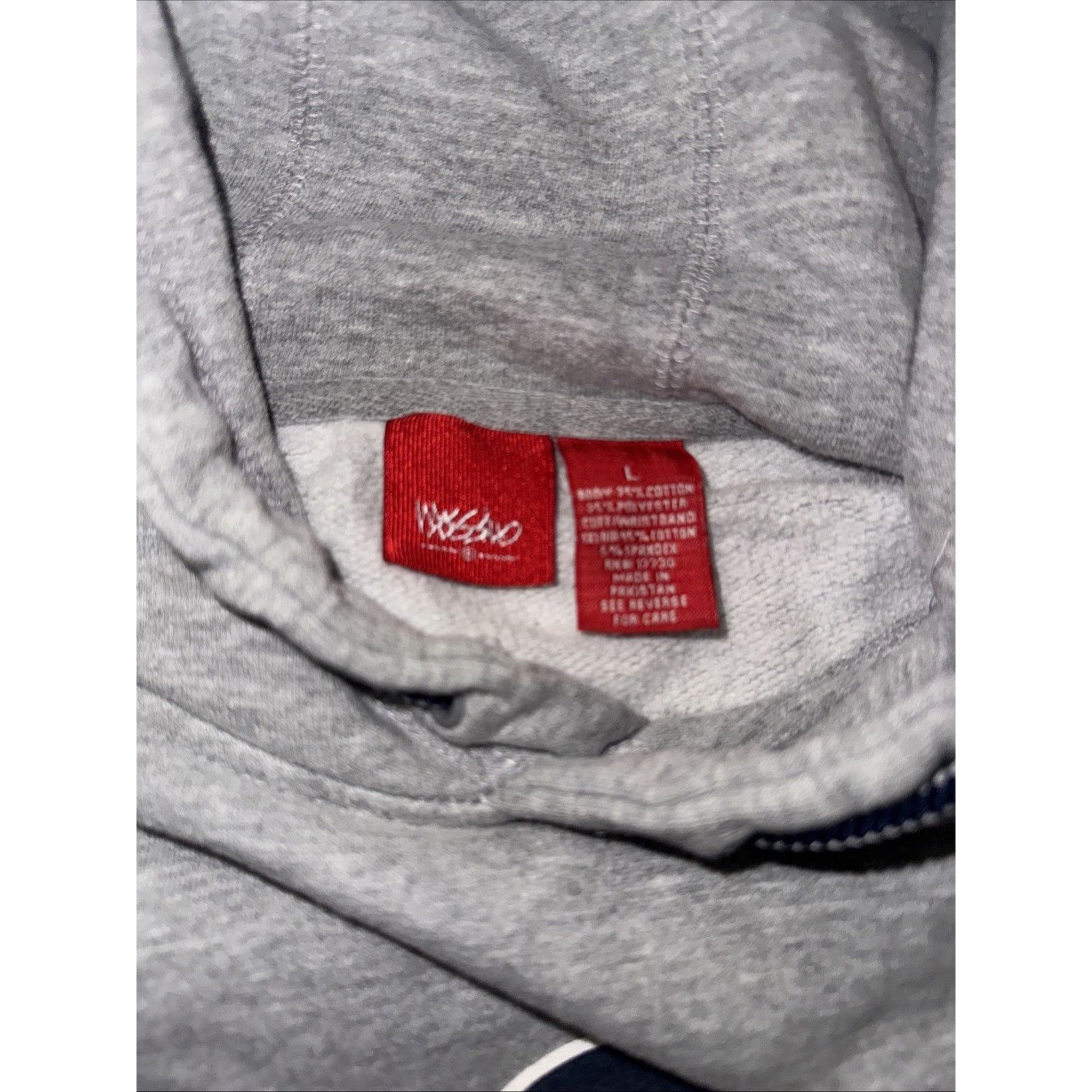 Mossimo × Vintage Mossimo Pullover Hoodie Gray Large 90s Y2K Streetwear 24x28 Size US L / EU 52-54 / 3 - 3 Thumbnail