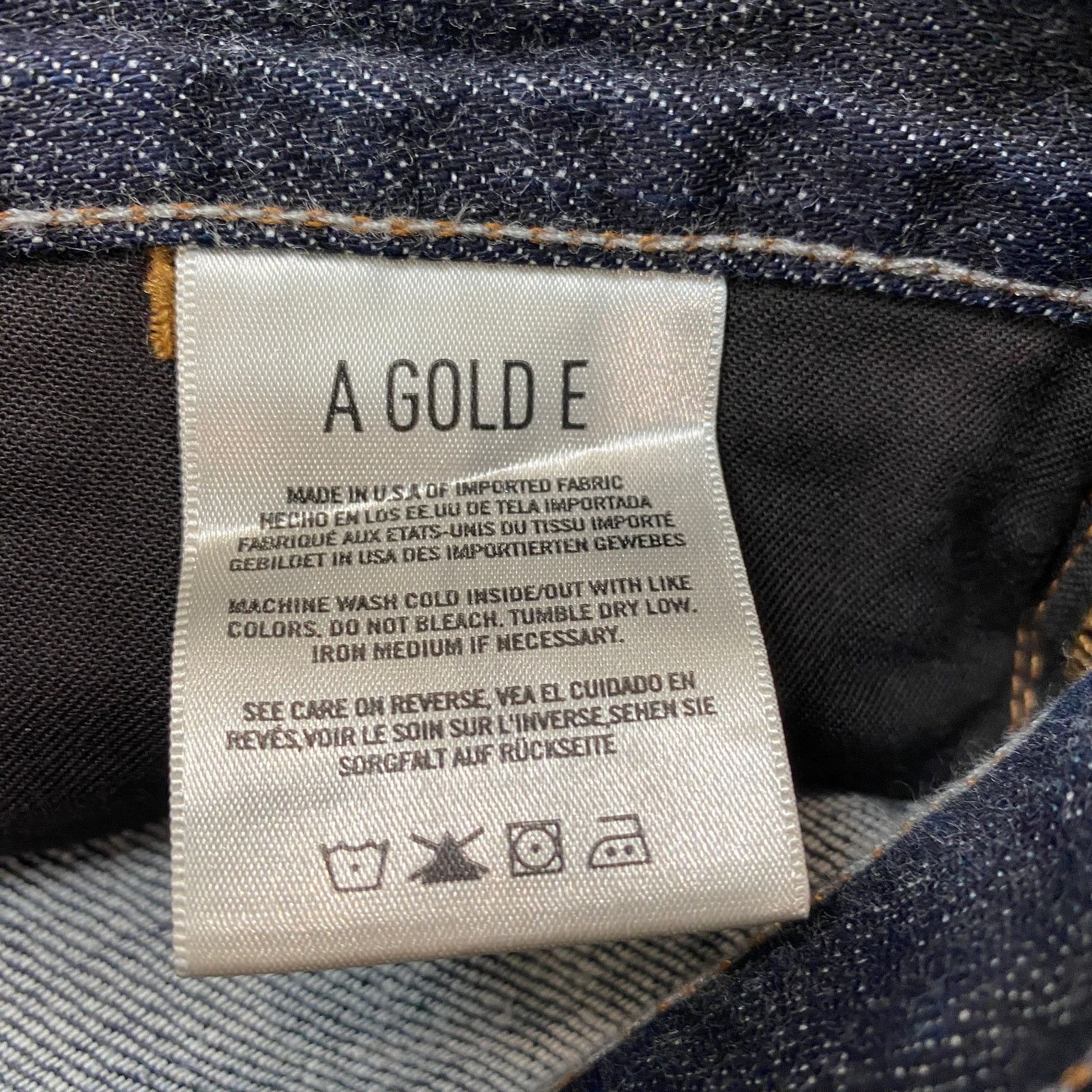 Agolde Agolde Straight Fit Dark Wash Jeans Men's 32x33 Size US 32 / EU 48 - 9 Thumbnail