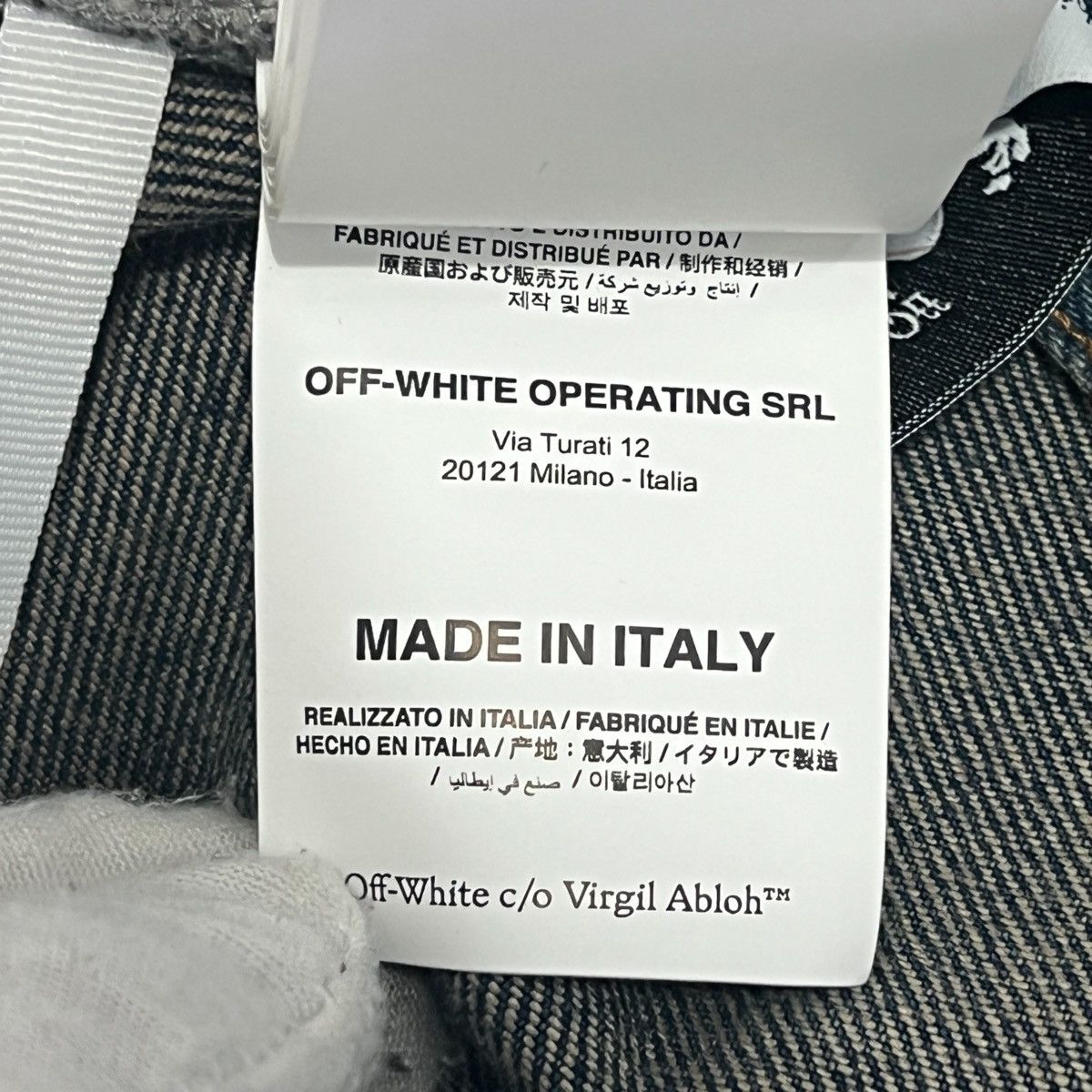 Off-White OFF-WHITE™ Diag Multi Logo Relax Slim Patchwork Denim Pants Size US 34 / EU 50 - 12 Thumbnail