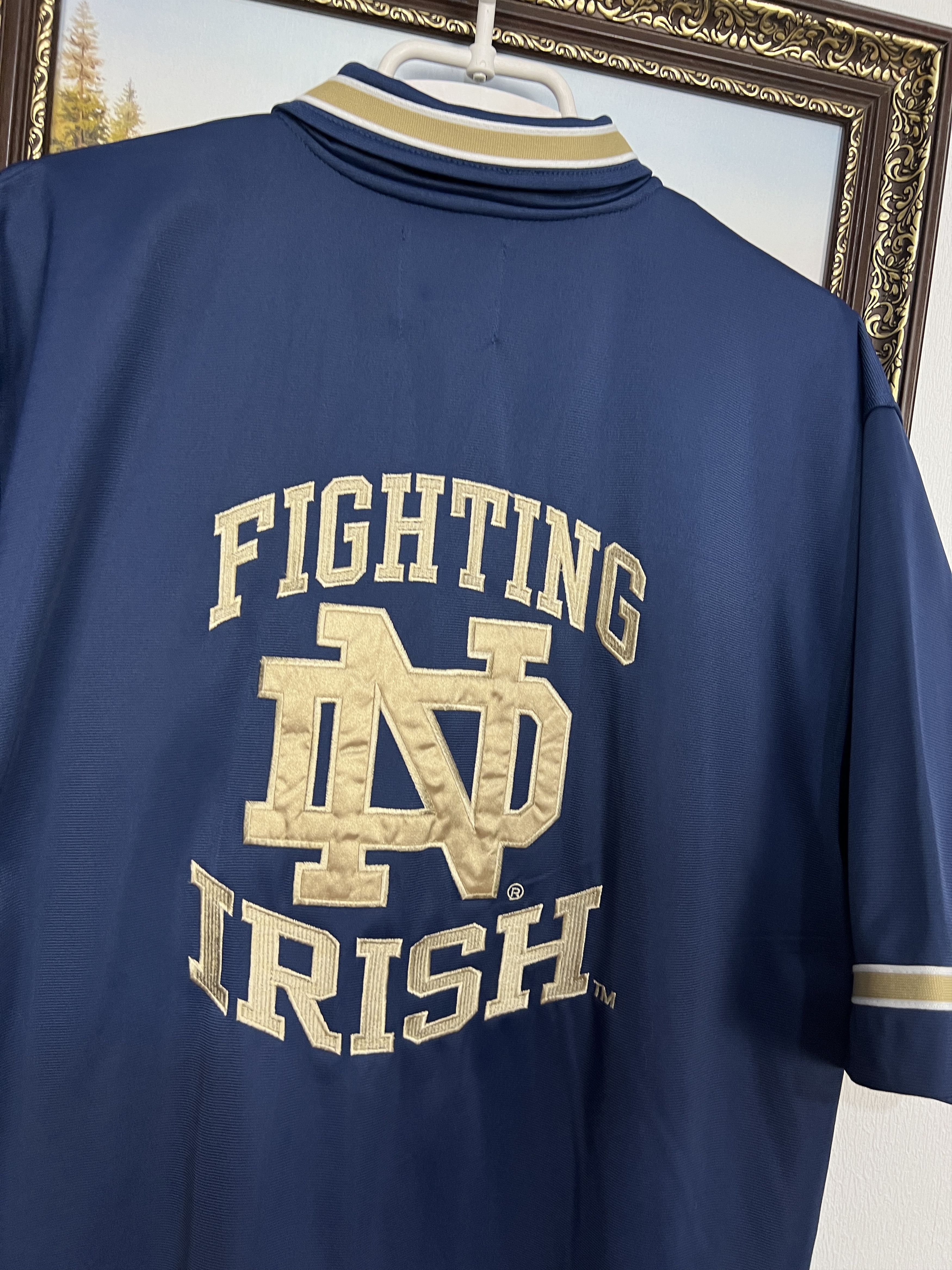 Starter Vintage 90's Notre Dame Fighting Irish Baseball Jersey Shirt Size US M / EU 48-50 / 2 - 2 Thumbnail