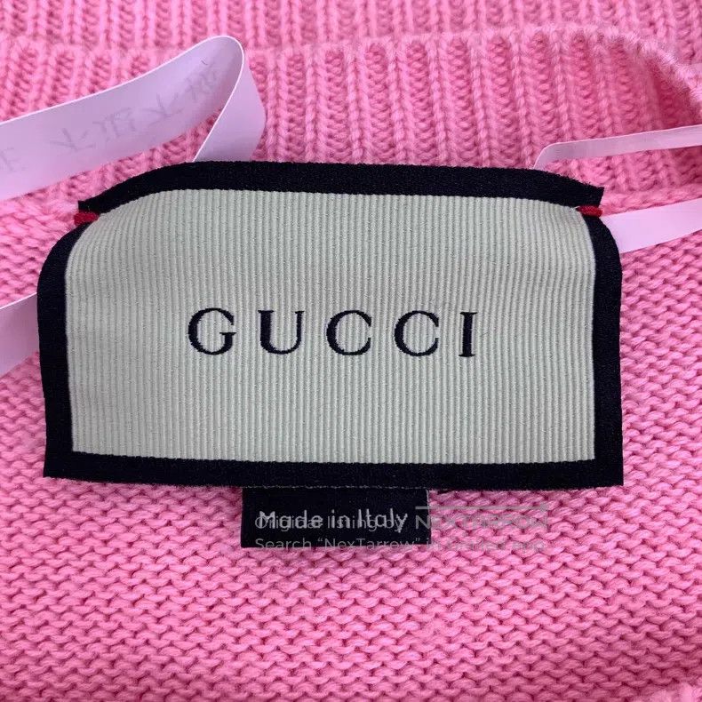 Gucci Gucci Light pink apple inlaid cotton round-neck short-slee Size XS / US 0-2 / IT 36-38 - 5 Thumbnail