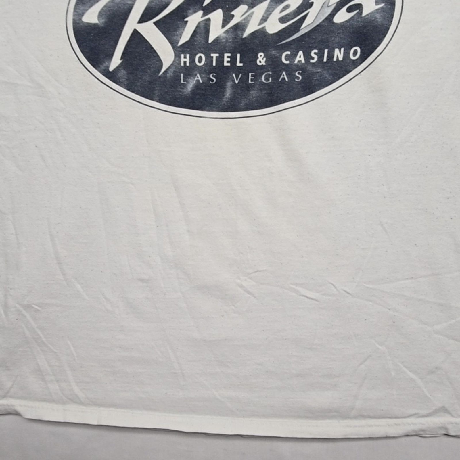 Gildan Vintage Riviera Hotel Casino Las Vegas Gildan XL White Tee Size US XL / EU 56 / 4 - 3 Thumbnail