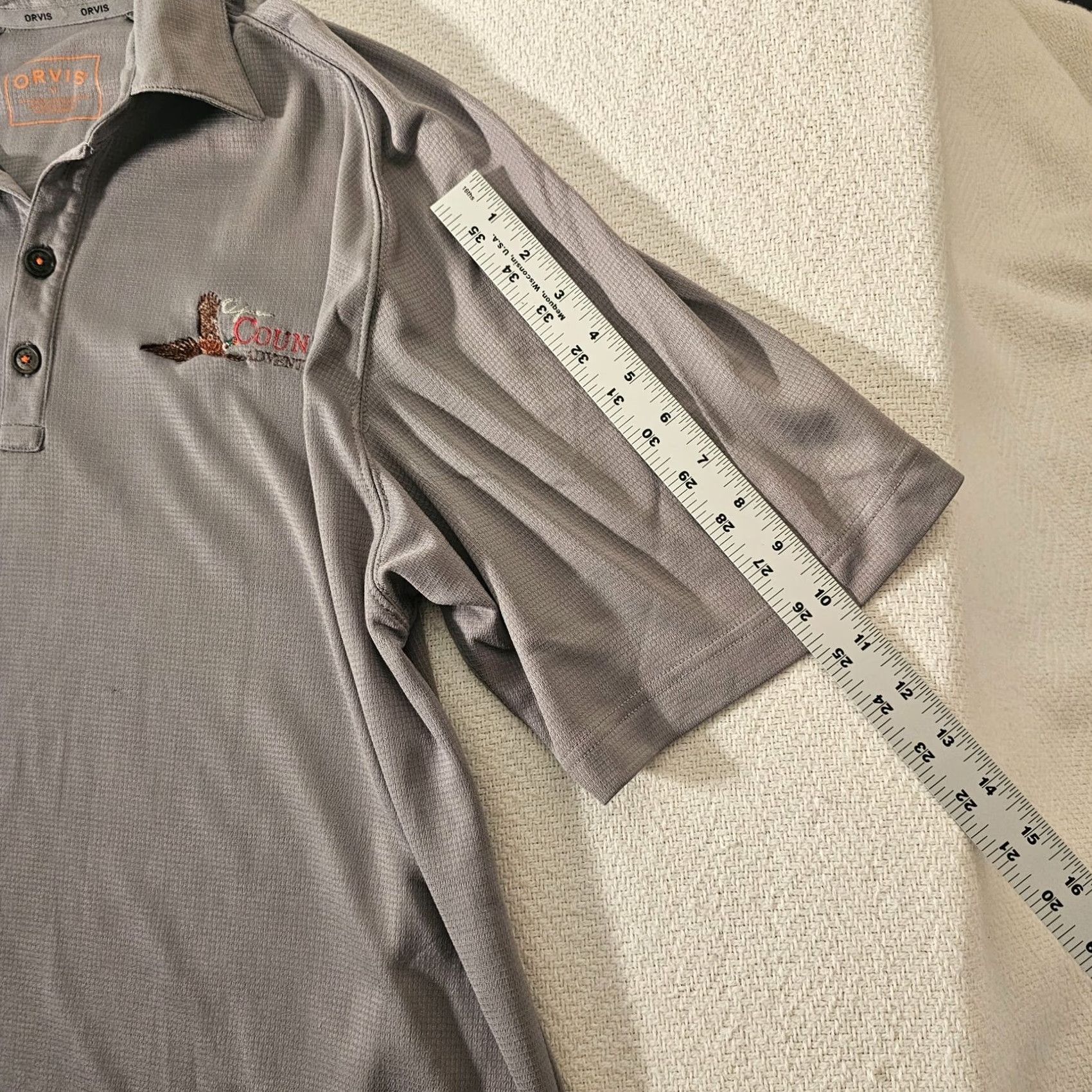 Orvis Orvis Polo Shirt Mens XL Gray Short Sleeve Lightweight Country Adventure Size US XL / EU 56 / 4 - 5 Thumbnail