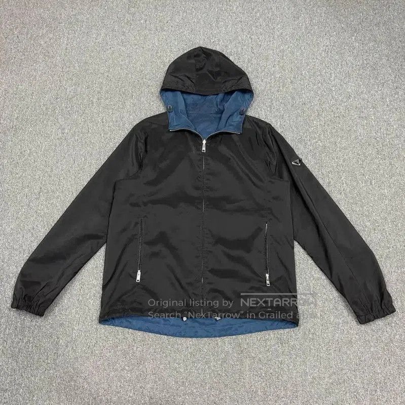 Prada Prada Black Polyester Men's Jacket. Size US XL / EU 56 / 4 - 1 Thumbnail