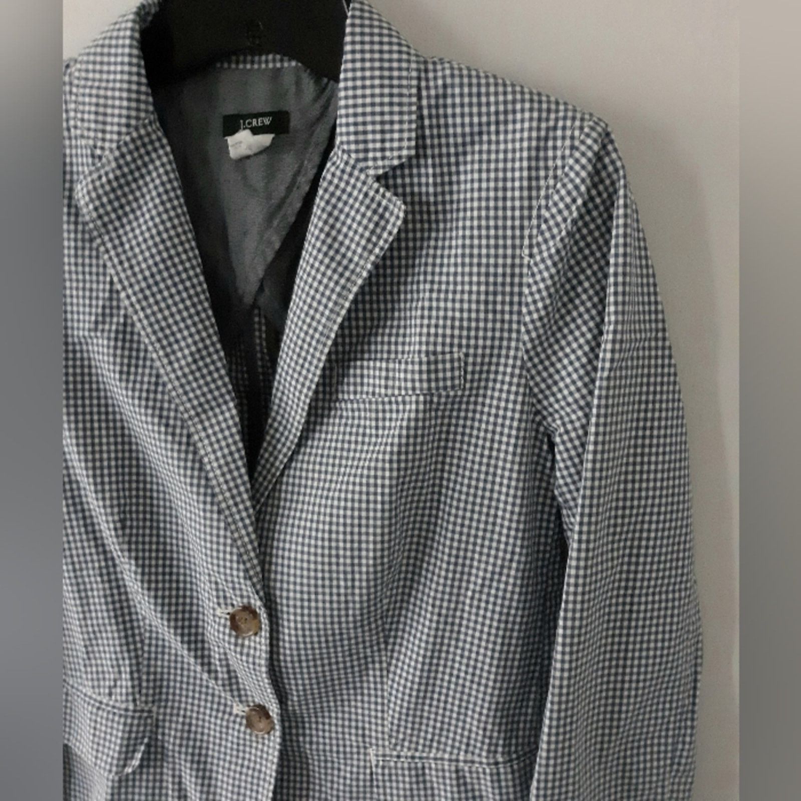 J.Crew J. Crew Gingham Blazer 0 Size XS / US 0-2 / IT 36-38 - 2 Thumbnail
