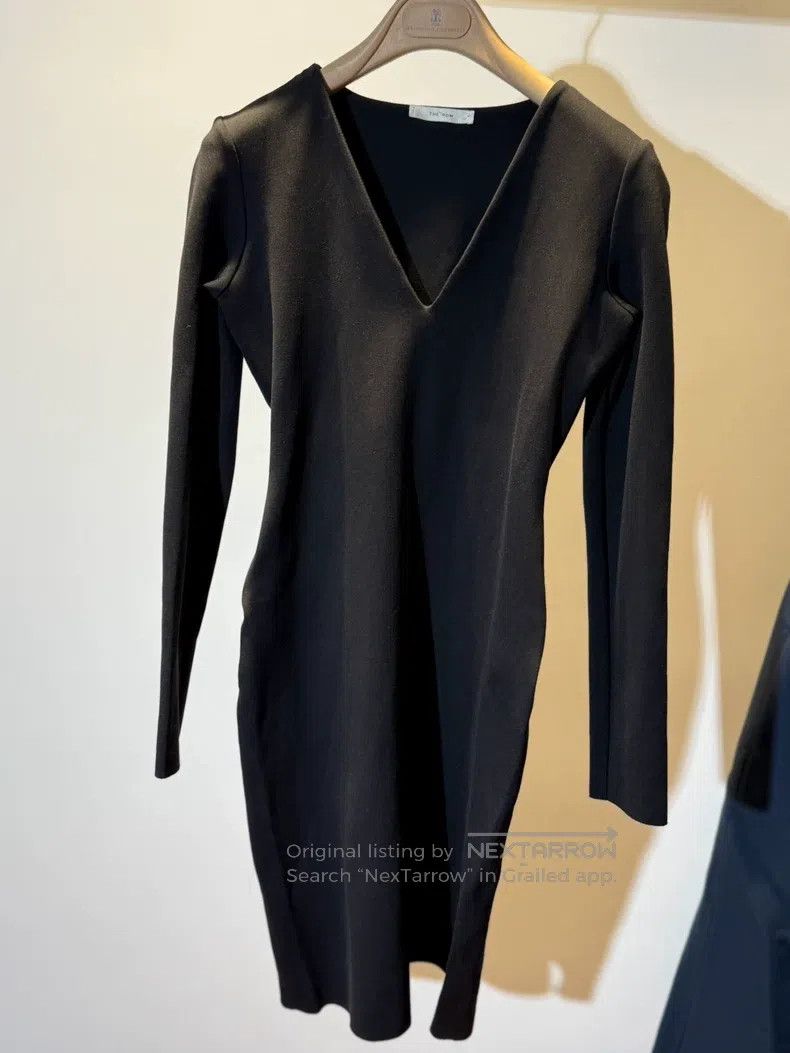 The Row The Row V-neck long-sleeved dress Size S / US 4 / IT 40 - 1 Thumbnail