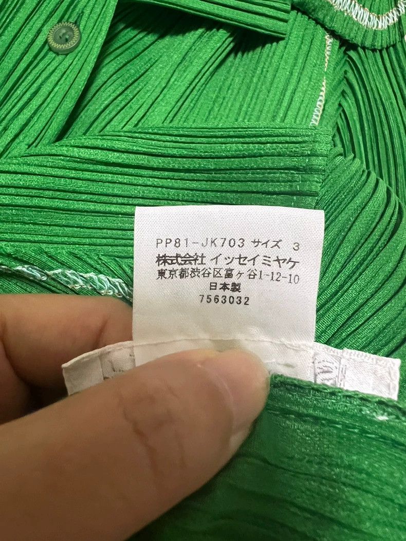 Issey Miyake issey miyake size:3 Green short-sleeved shirt 2505-Nextarr Size XXS / US 00 / IT 34 - 5 Thumbnail