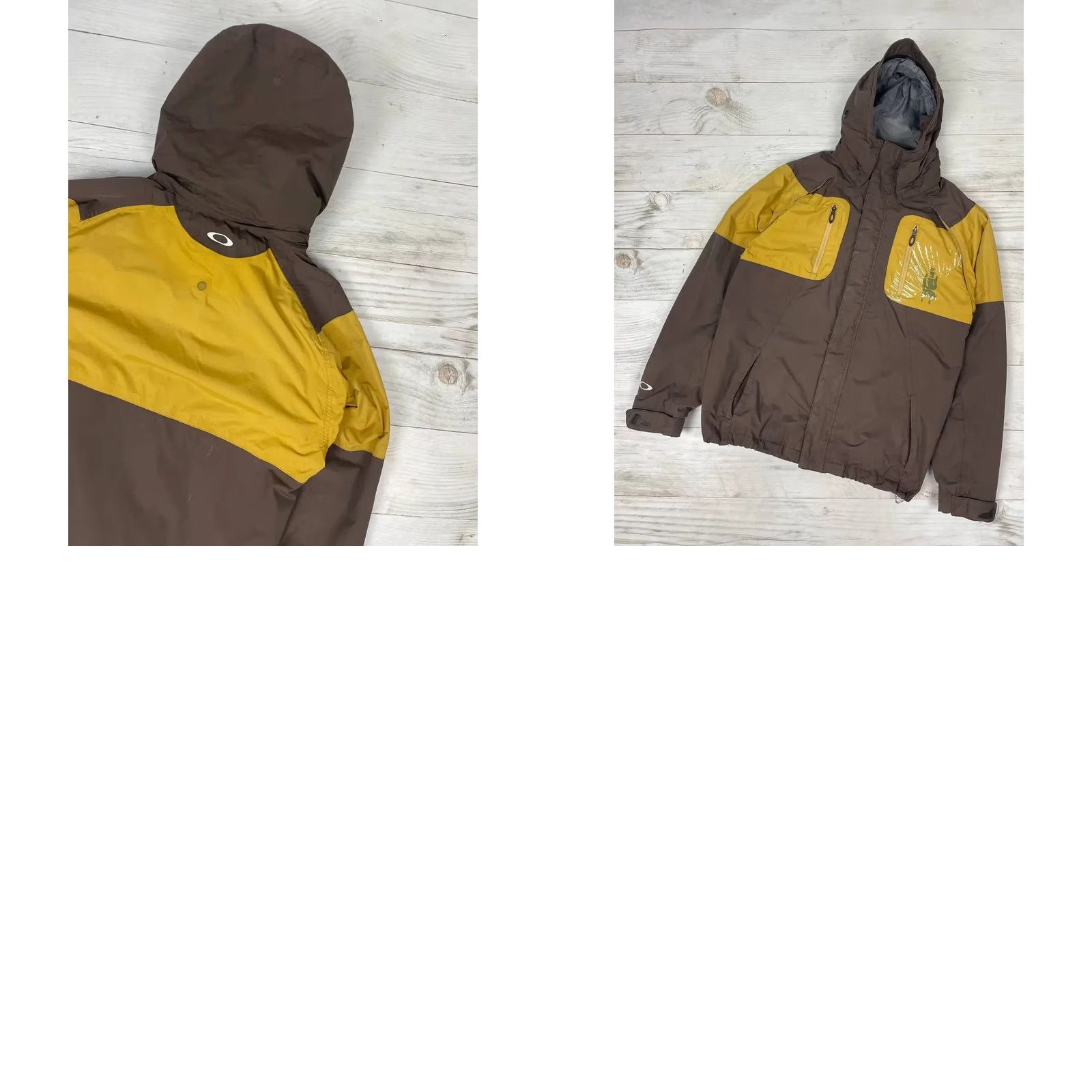 Oakley VINTAGE Oakley Jacket Ski 90s Nylon Logo Men Size S Brown Size US S / EU 44-46 / 1 - 11 Thumbnail