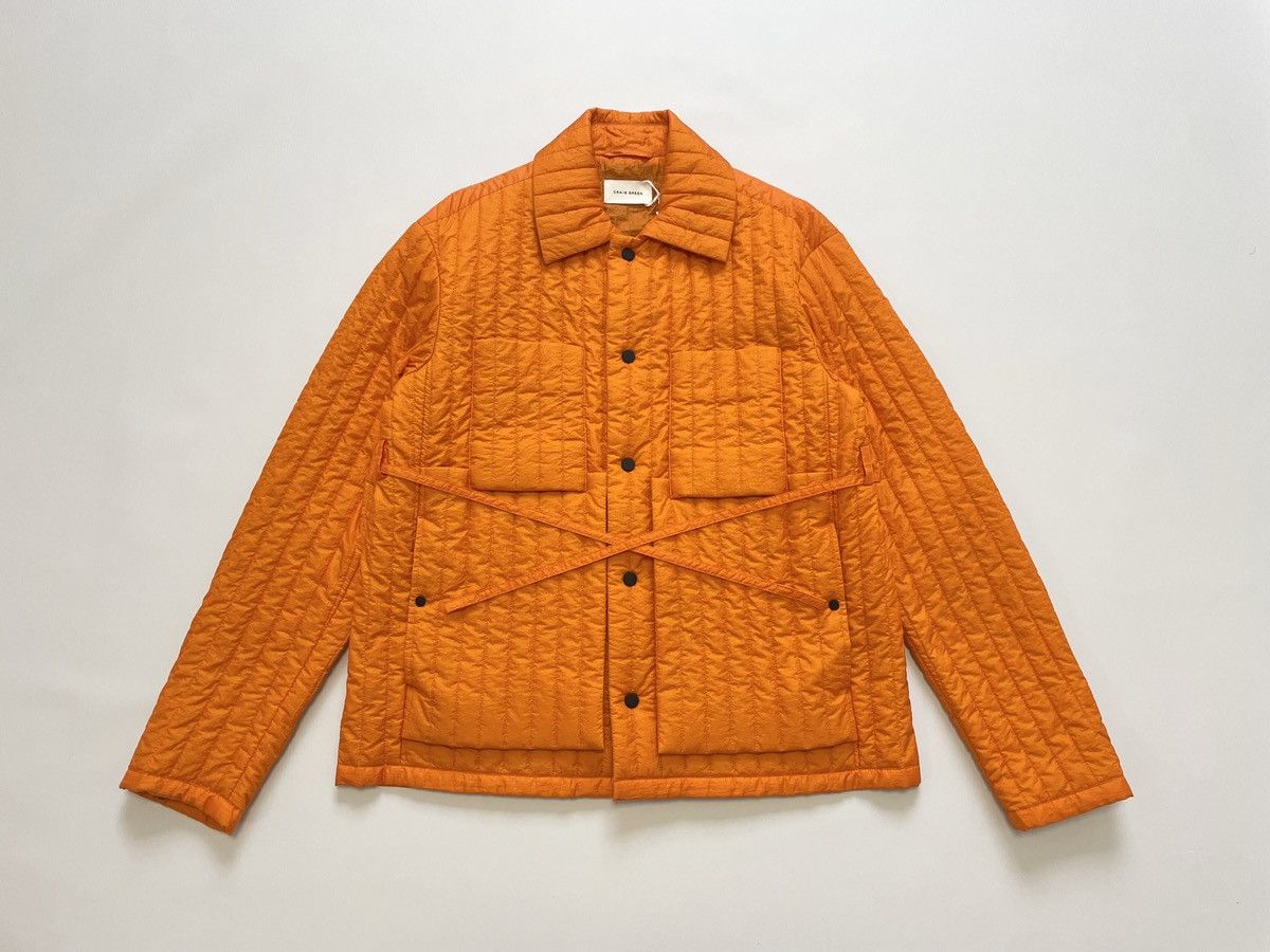Craig Green S/S 22 Crinkle Orange Nylon Work Jacket Size US M / EU 48-50 / 2 - 20 Thumbnail