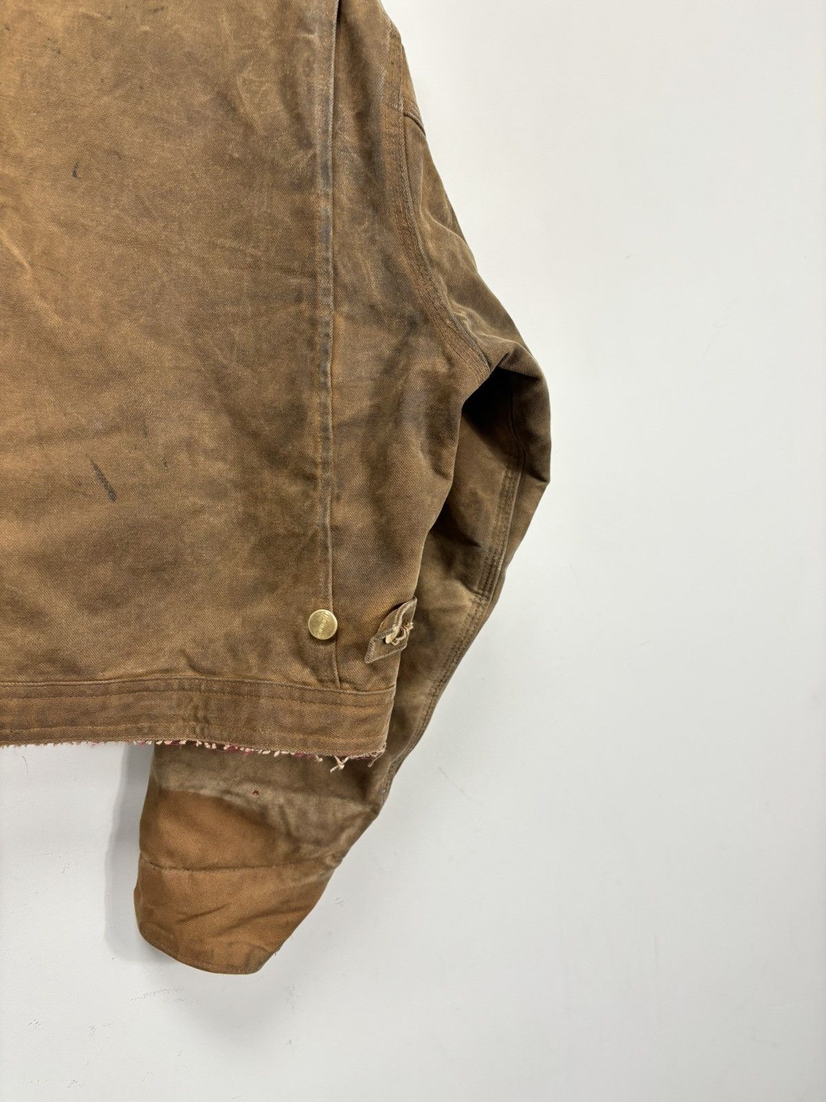 Carhartt Vintage Carhartt Hype Faded Distressed Boxy Cropped Jacket Size US L / EU 52-54 / 3 - 21 Thumbnail
