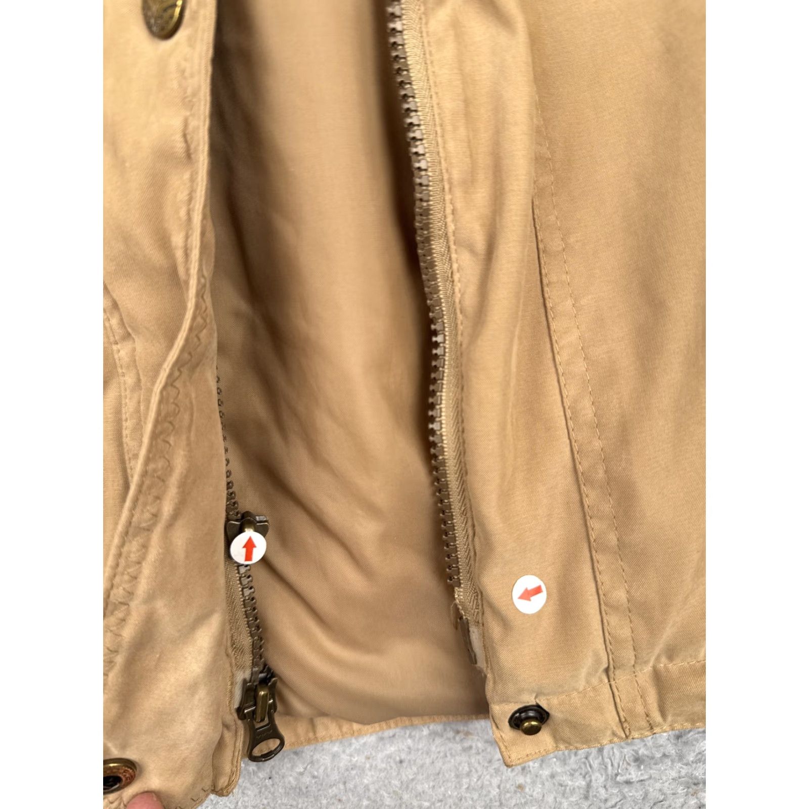 Vintage Cabela's Jacket Womens XL Tan Hooded Thinsulate Parka Coat Outdoor Size XL / US 12-14 / IT 48-50 - 6 Thumbnail