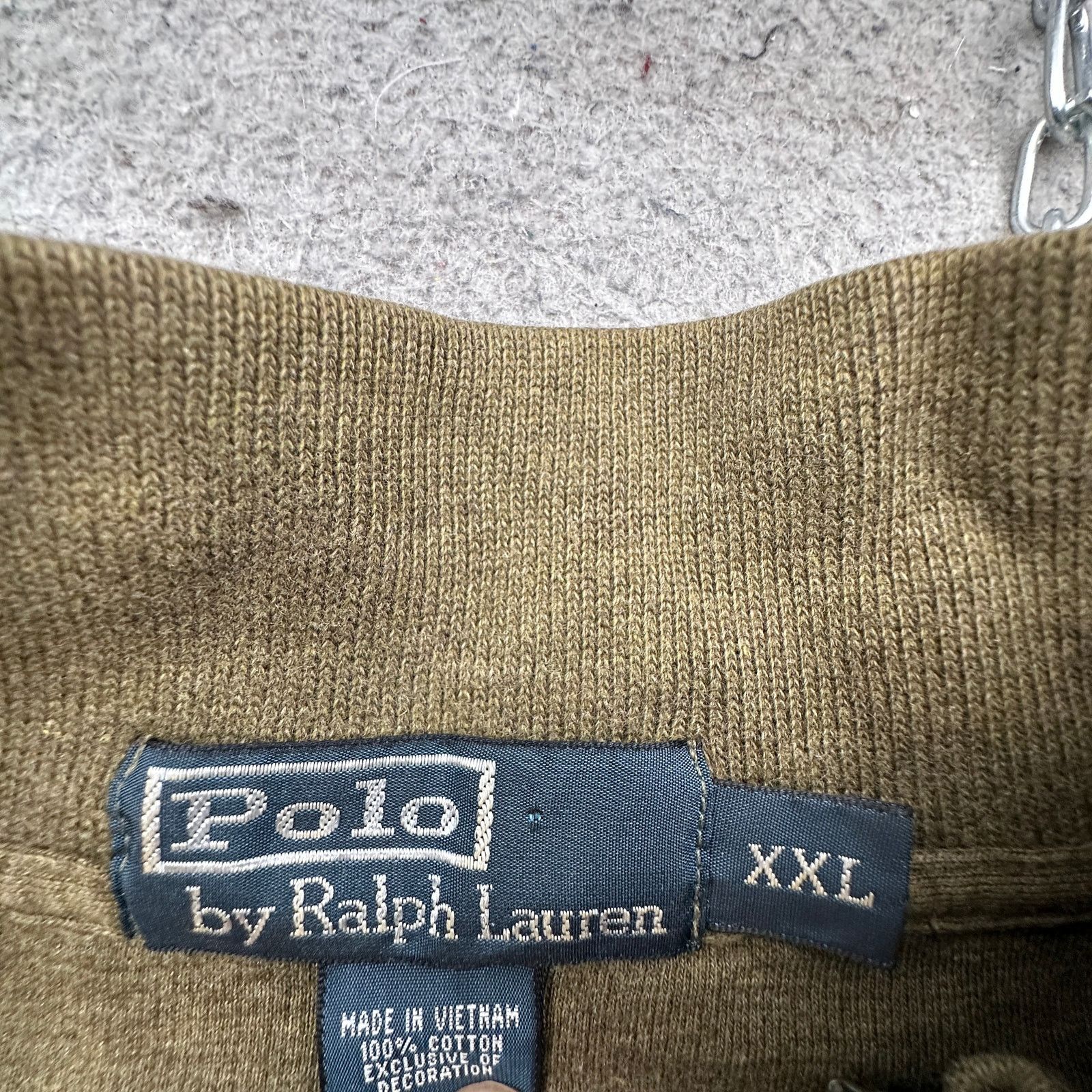 Polo Ralph Lauren Polo by Ralph Lauren Olive Green Red Pony Sweater Mens XXL Size US XXL / EU 58 / 5 - 3 Thumbnail