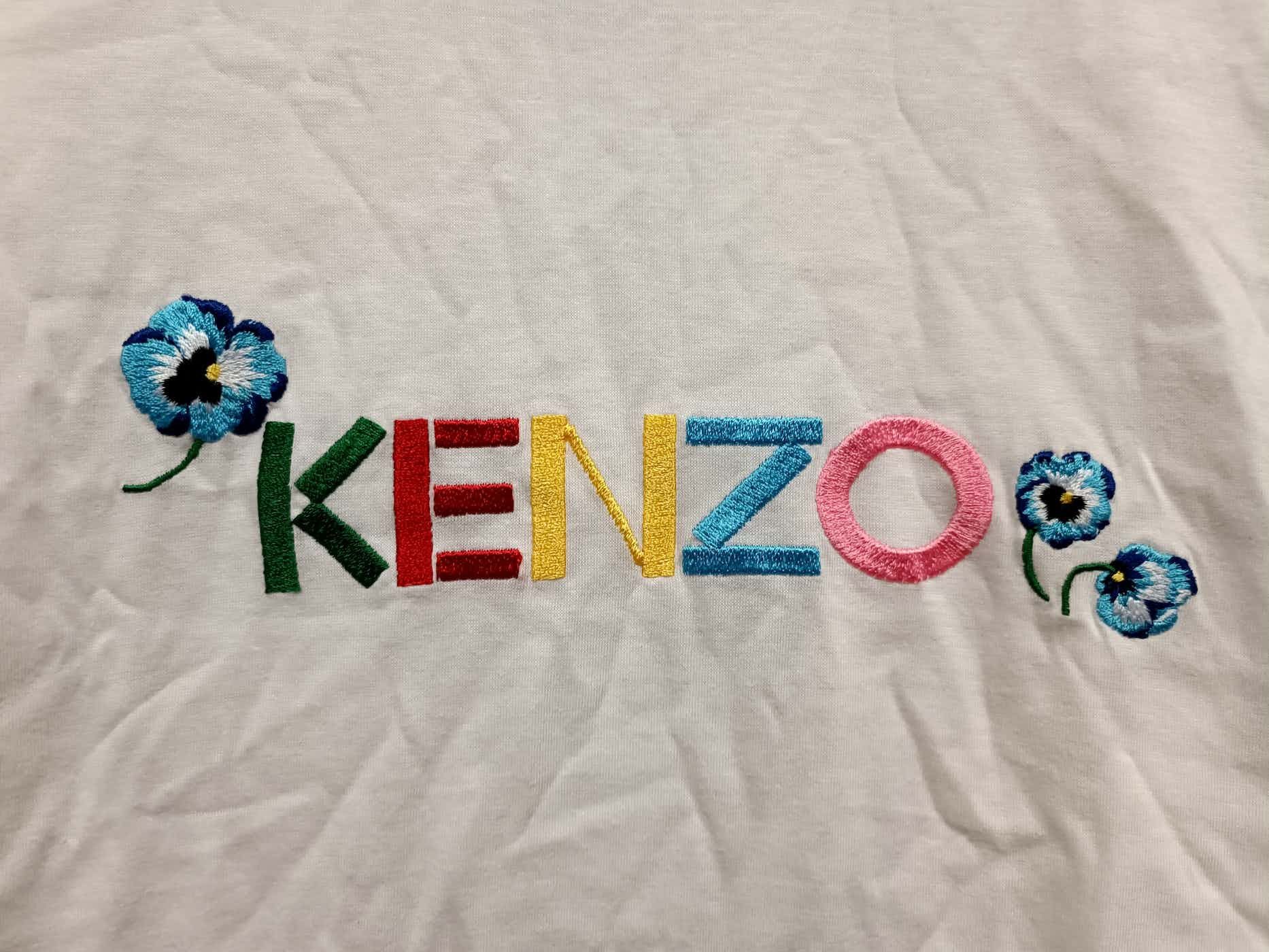 Kenzo t shirt kenzo flower logo embroidery Size US M / EU 48-50 / 2 - 2 Thumbnail
