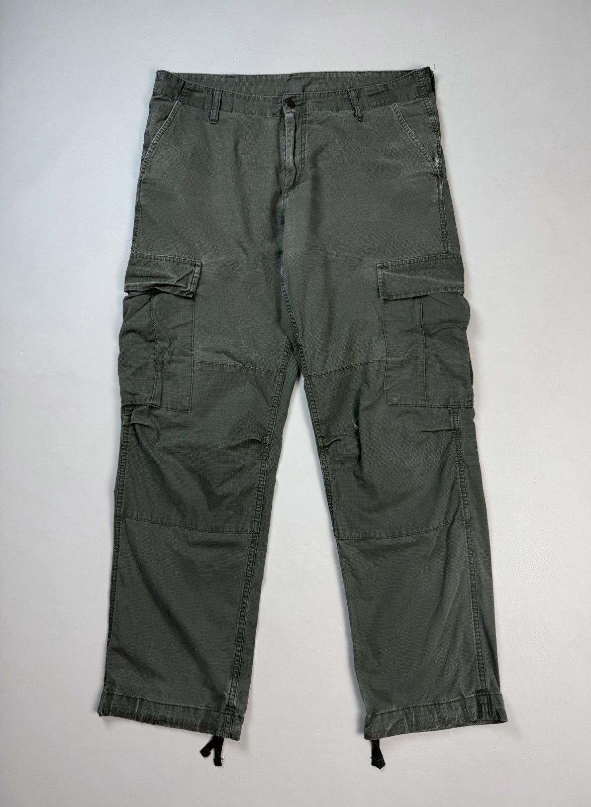 Carhartt Carhartt Vintage Work Regular Cargo Pants Trousers Distress Size US 36 / EU 52 - 10 Thumbnail
