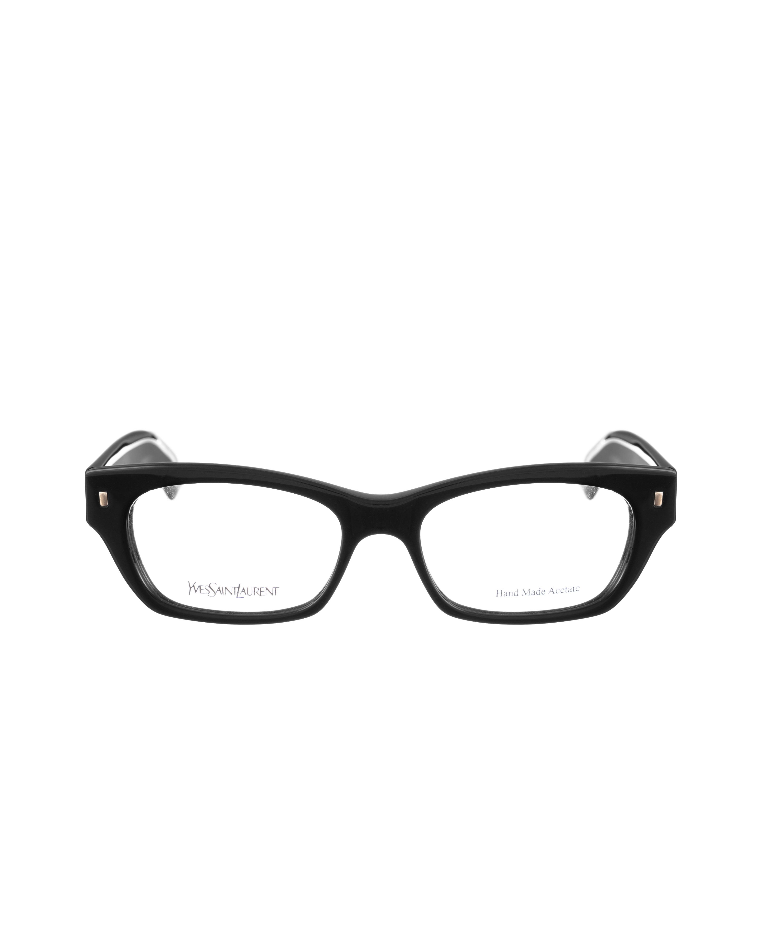 Yves Saint Laurent Yves Saint Laurent 00s Black Cat Eye Nerdy Glasses Size ONE SIZE - 1 Thumbnail