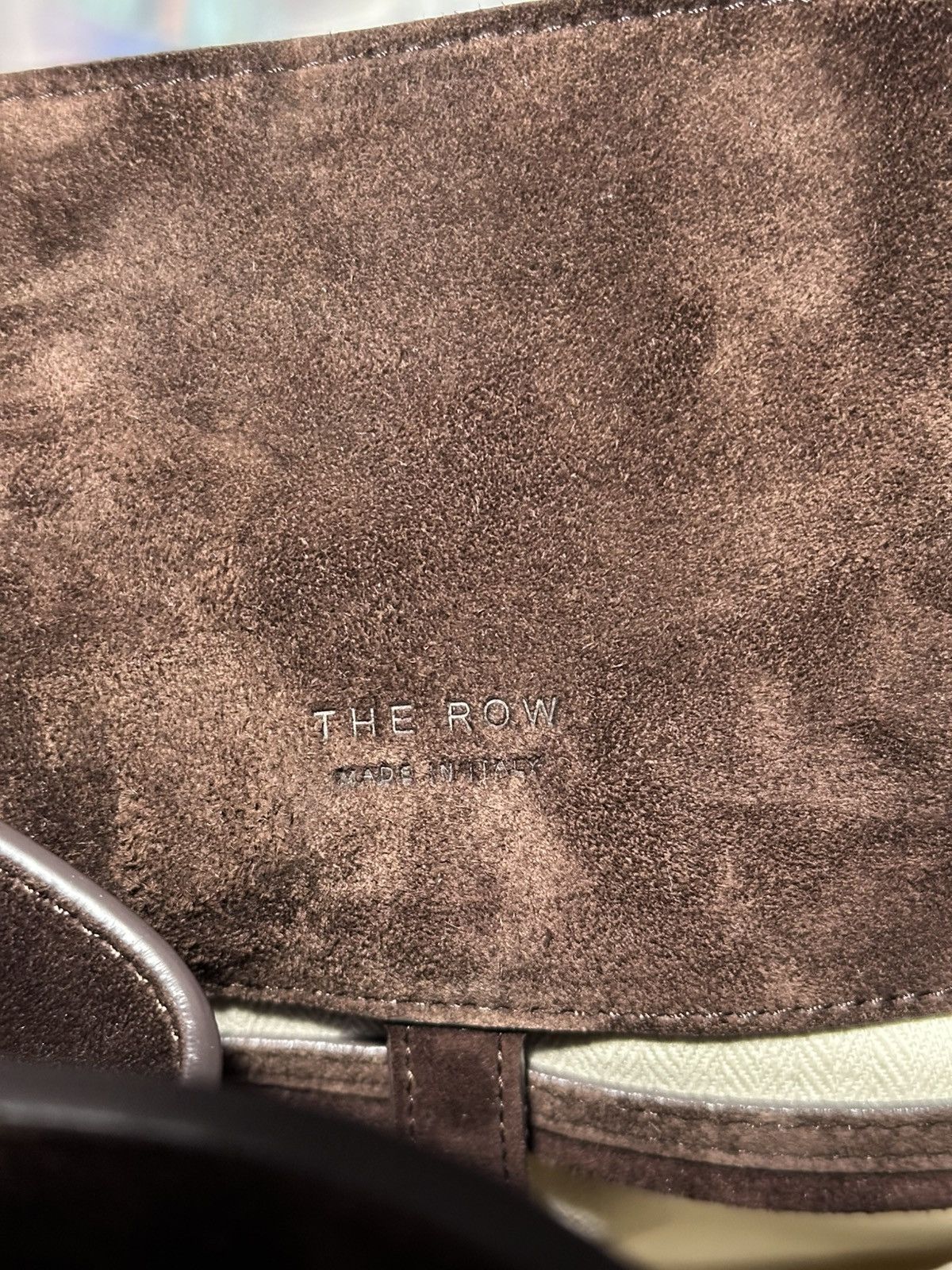 The Row The Row Soft Margaux 17 Brown Suede Leather Top Handle Bag Size ONE SIZE - 19 Thumbnail