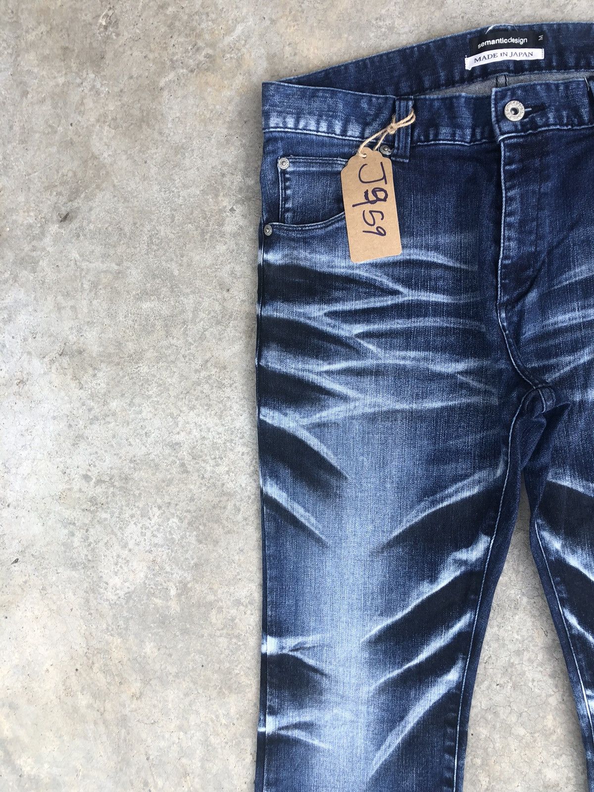 semanticdesign Japanese Semantic Design Flared Jeans Distressed Jeans Size US 31 - 5 Thumbnail
