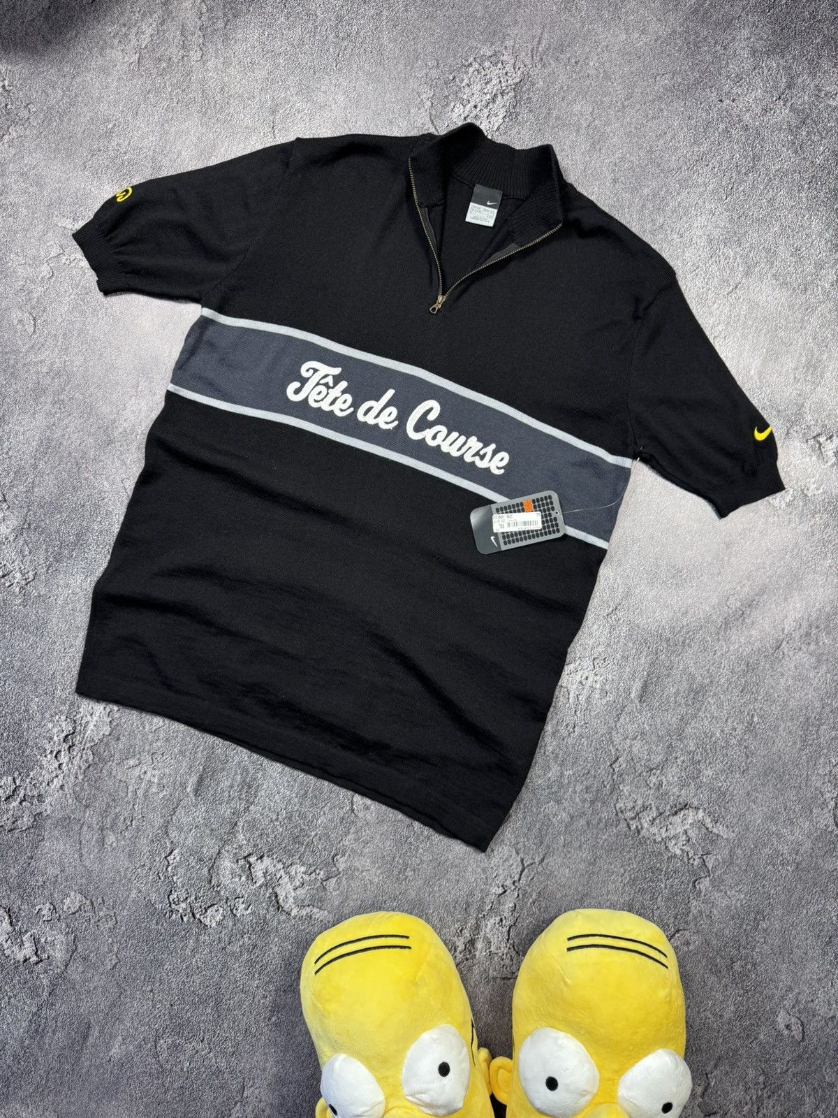 Nike Nike "Tête de Course" Vintage Wool Cycling Jersey Size US XXL / EU 58 / 5 - 1 Thumbnail