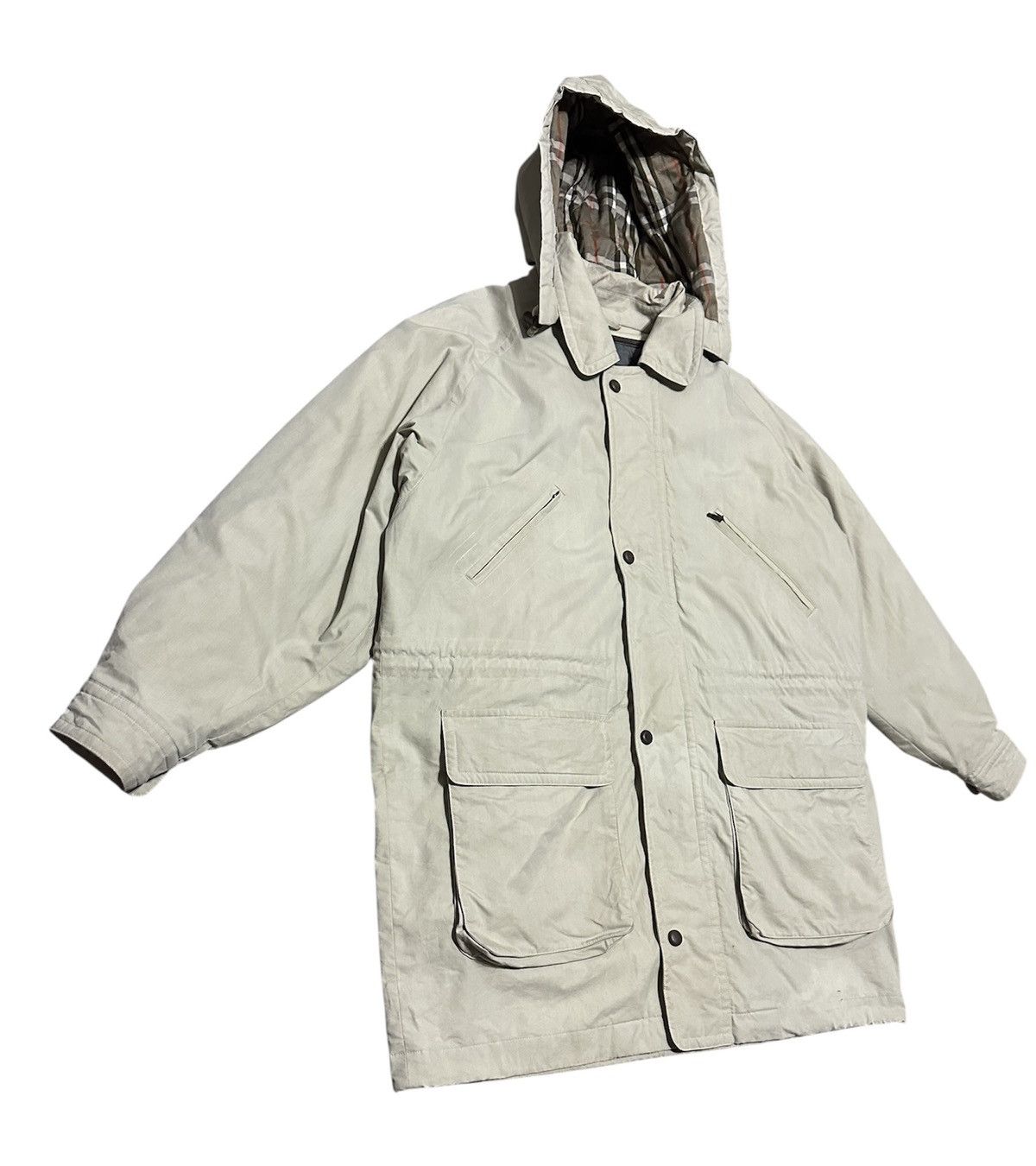 Burberry Vintage Burberrys Parkas Jacket Hoodie Size US M / EU 48-50 / 2 - 2 Thumbnail