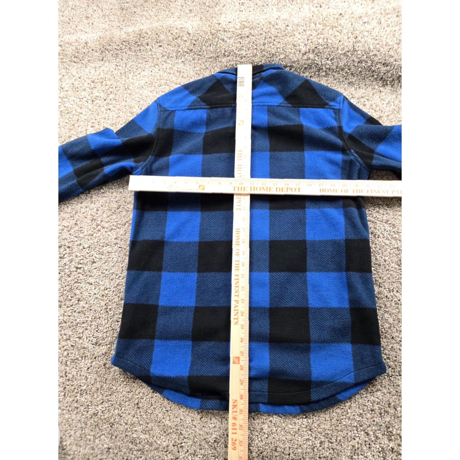 O'Neill O'Neill Shirt Jacket Mens M Blue Plaid Fleece Shacket Snap Front Shirt Jacket Mens Blue Plaid Fleece Shacket Snap Front Size US M / EU 48-50 / 2 - 7 Thumbnail