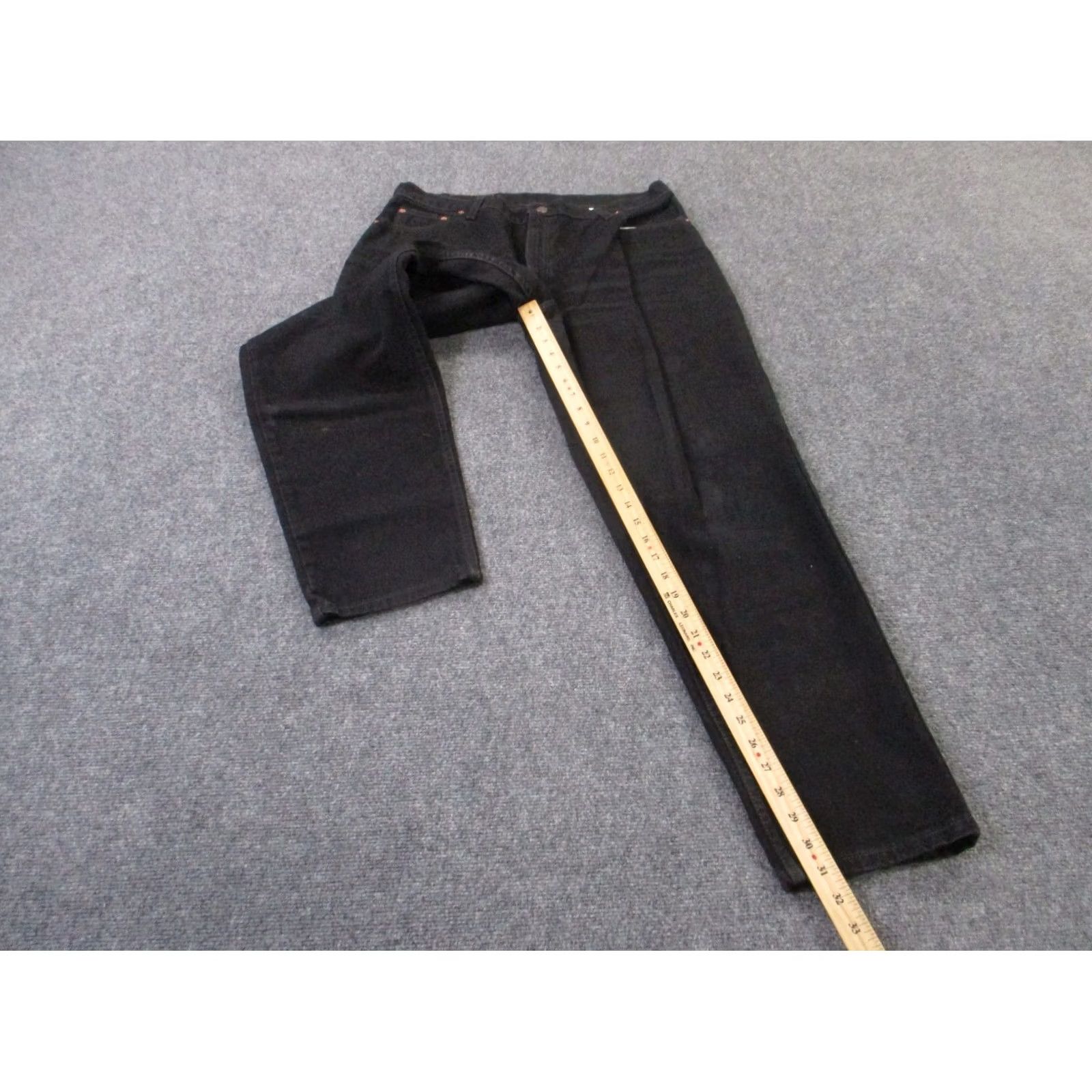 Levi's Levi's 550 Jeans Womens 18 Plus Denim Straight Relaxed Black 31in Inseam Size Type Plus Womens Jeans Size 25" / US 0 / IT 36 - 3 Thumbnail