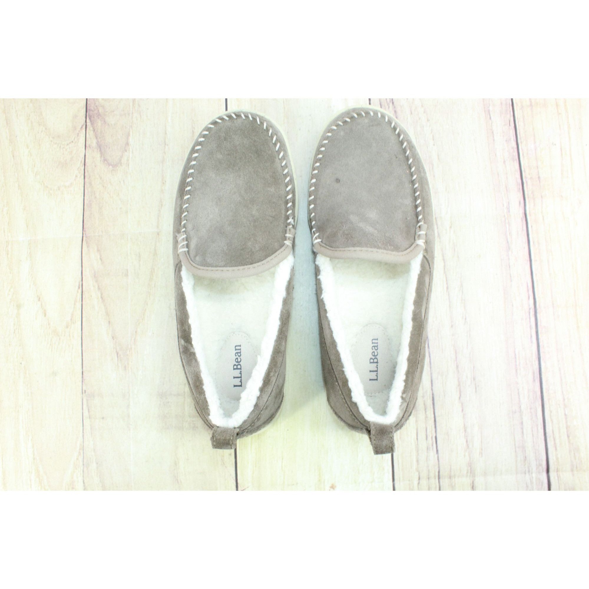L.L. Bean LL Bean Dark Cement Fleece Lined Mountain Moccasins Size US 8 / IT 38 - 7 Thumbnail