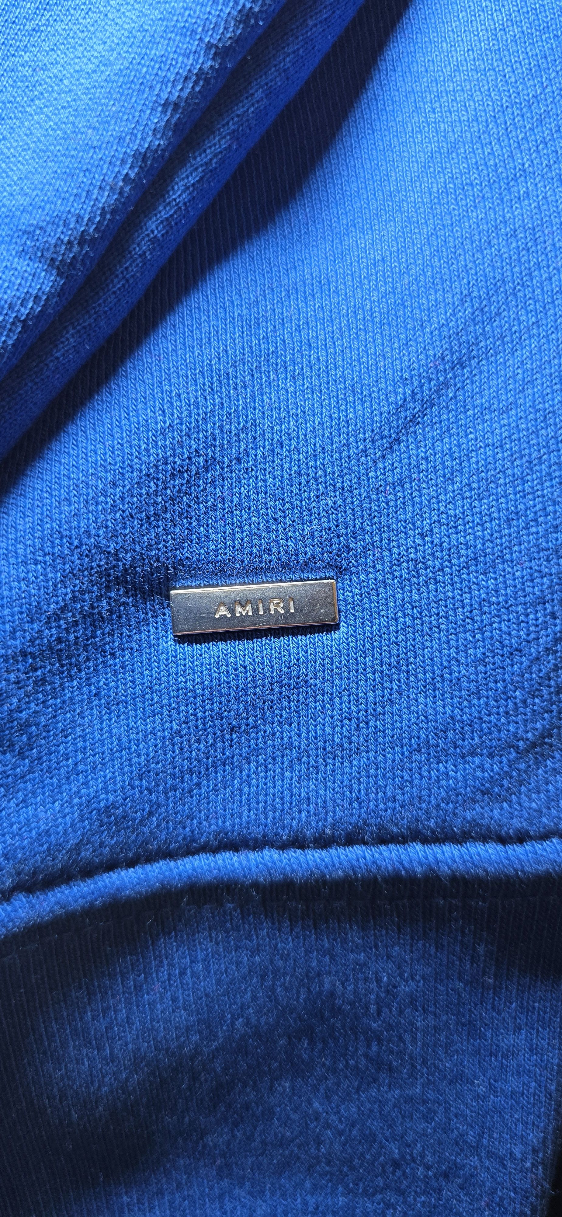 Amiri AMIRI BONES STACKED HOODIE BLUE SZ L Size US L / EU 52-54 / 3 - 9 Thumbnail