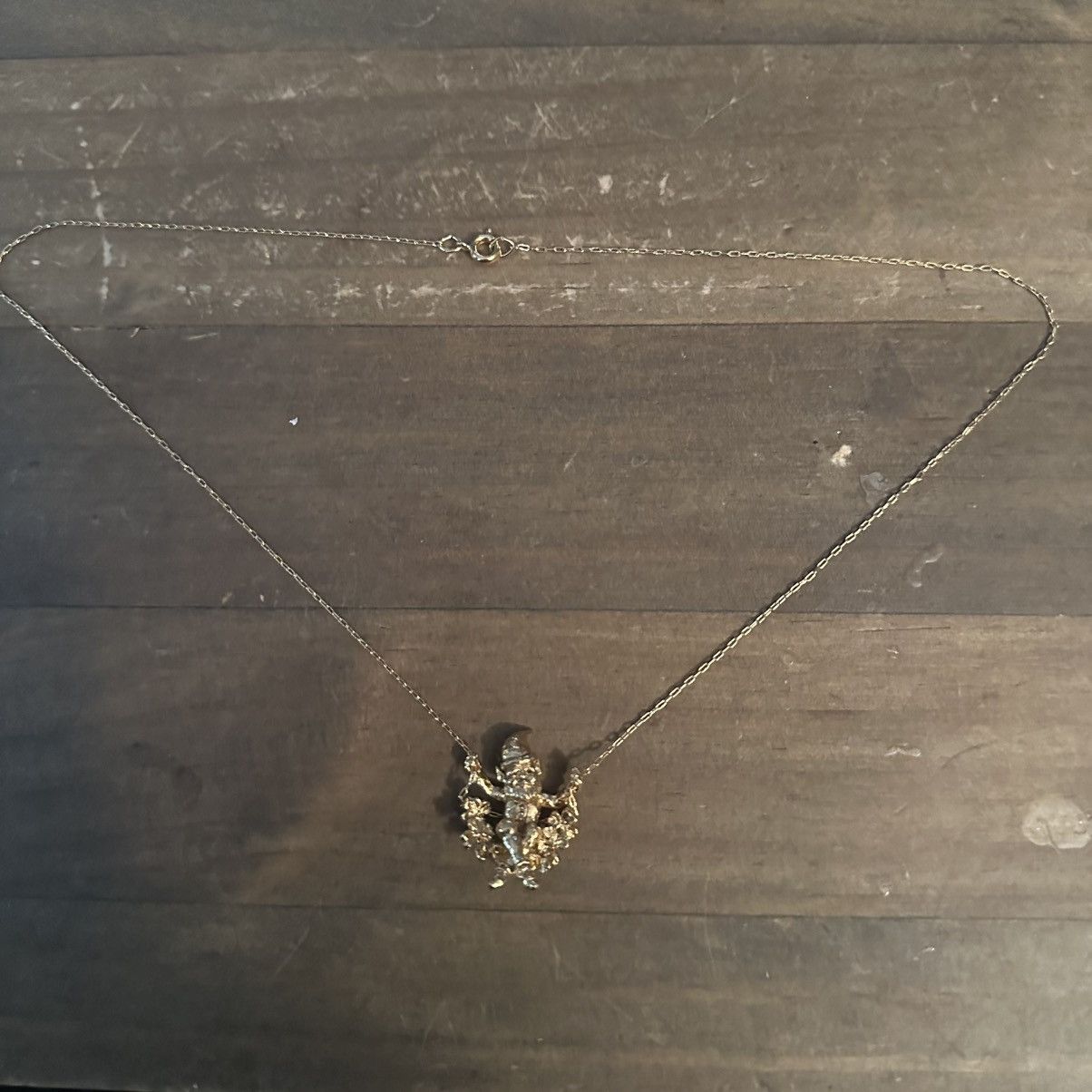 Other × Vintage Franklin Mint Swinging lucky Leprechaun necklace Size ONE SIZE - 2 Thumbnail