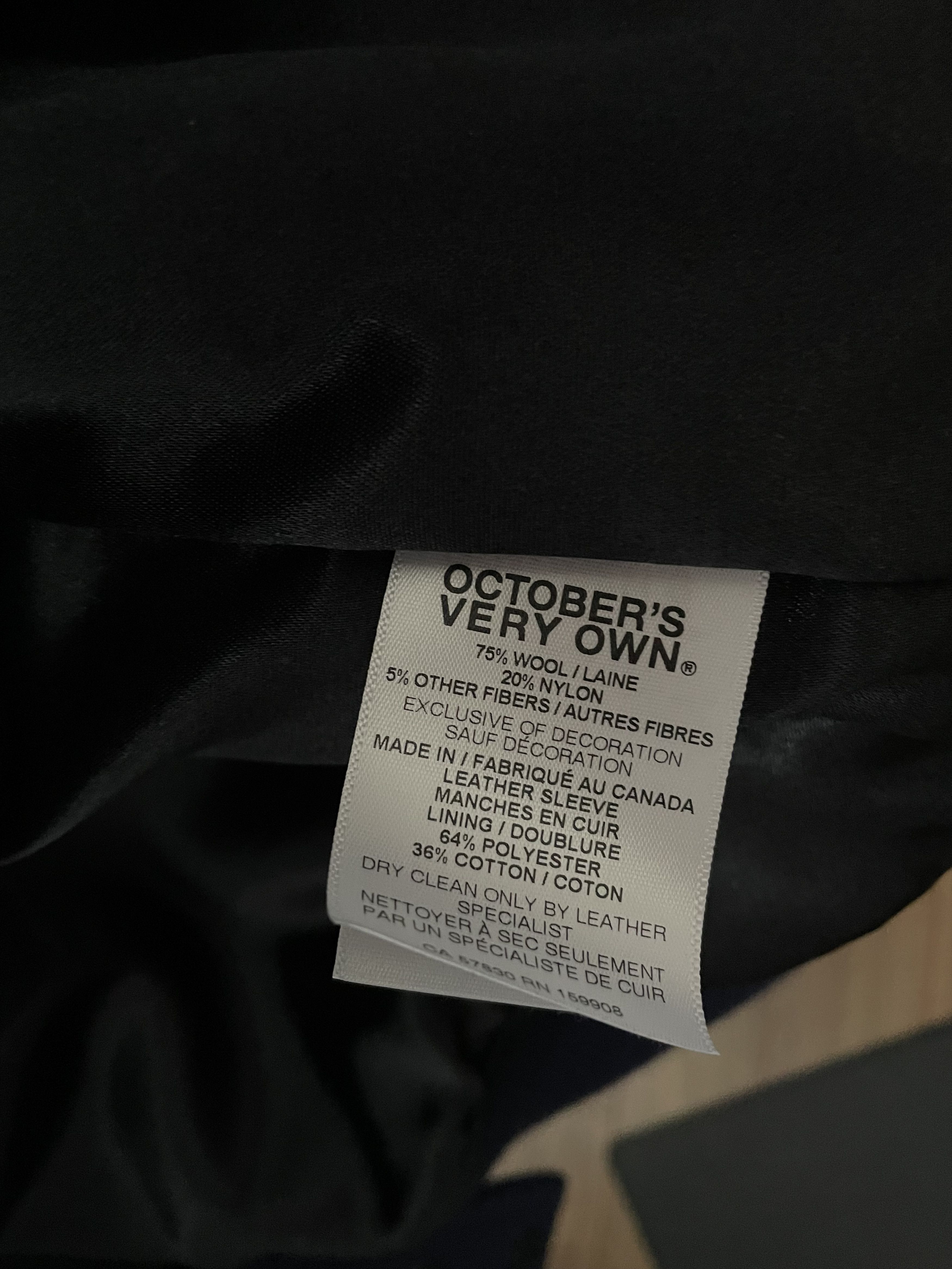 October's Very Own OVO Collegiate Varsity Jacket Size US L / EU 52-54 / 3 - 8 Thumbnail