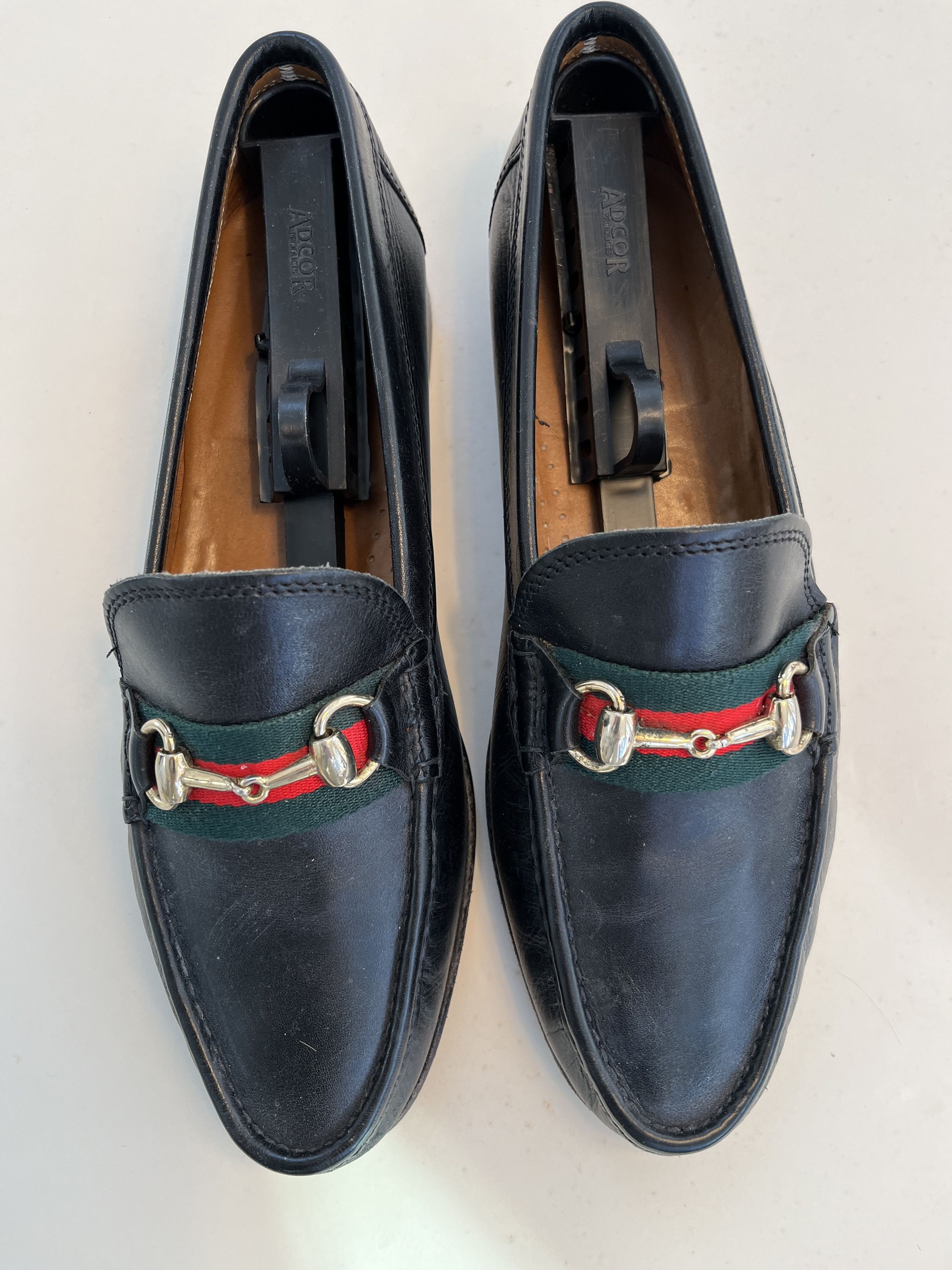 David Eden × Shipton & Heneage Black Leather Dress Loafer with Red Horsebit Accent Size US 10 / EU 43 - 1 Thumbnail