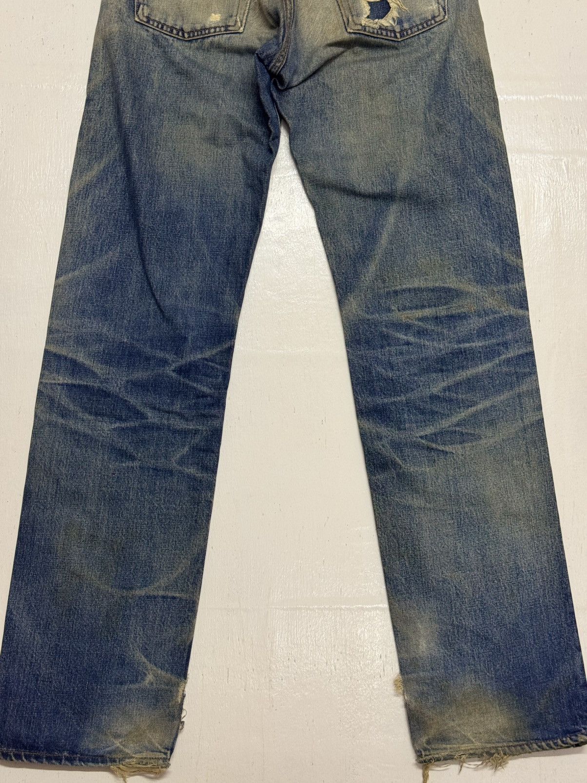Levi's Vintage Levis 502 Japan Denim Distress Size US 30 / EU 46 - 2 Thumbnail