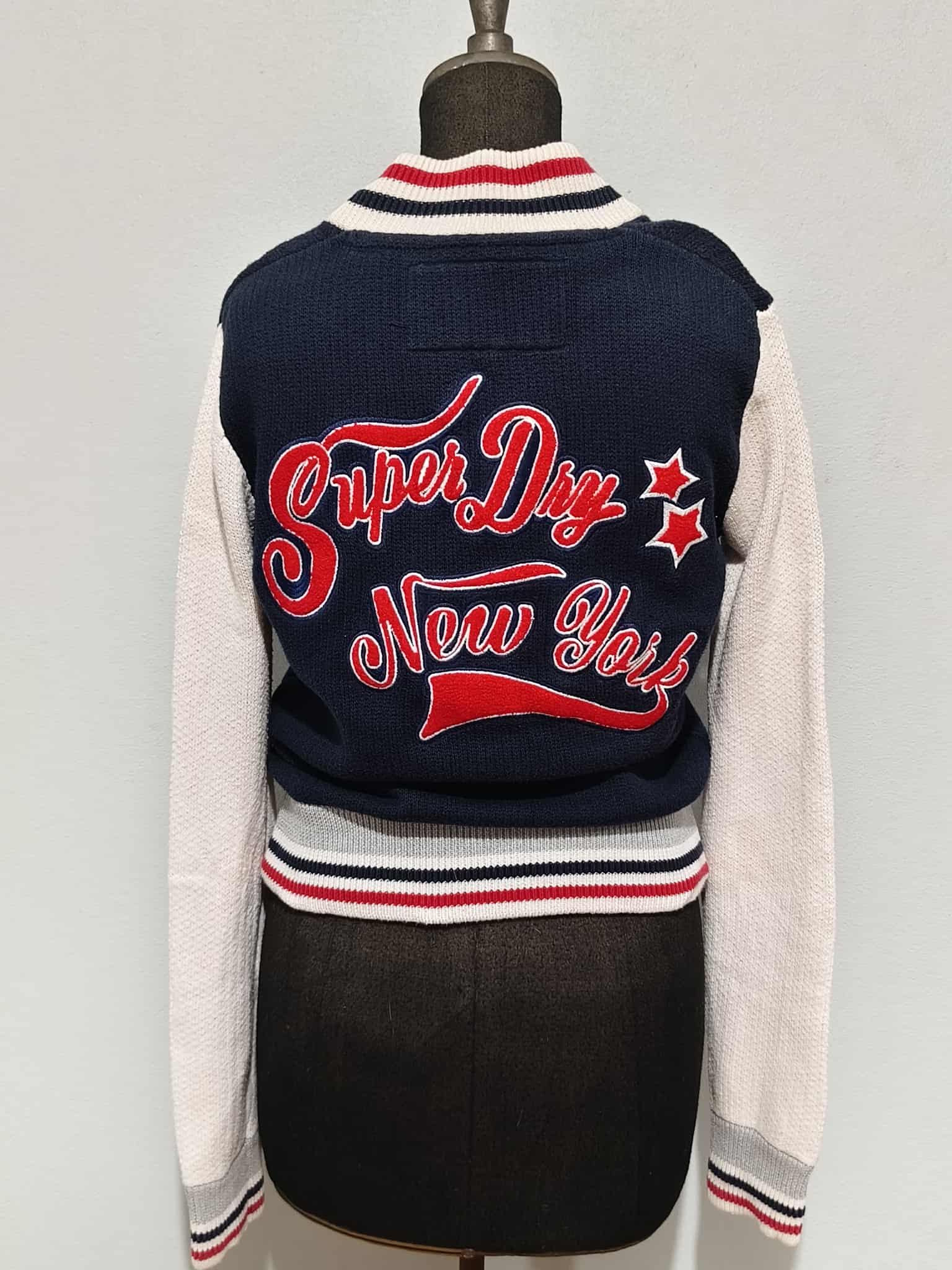Superdry Super Dry Vasity Spirit Bomber Jacket Size XS / US 0-2 / IT 36-38 - 1 Thumbnail