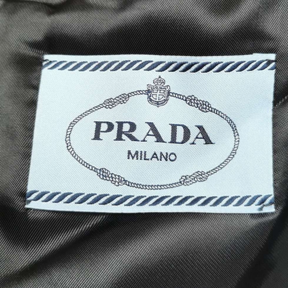 Prada Prada Black Cotton Trench Coat with Belt . Size M / US 6-8 / IT 42-44 - 4 Thumbnail