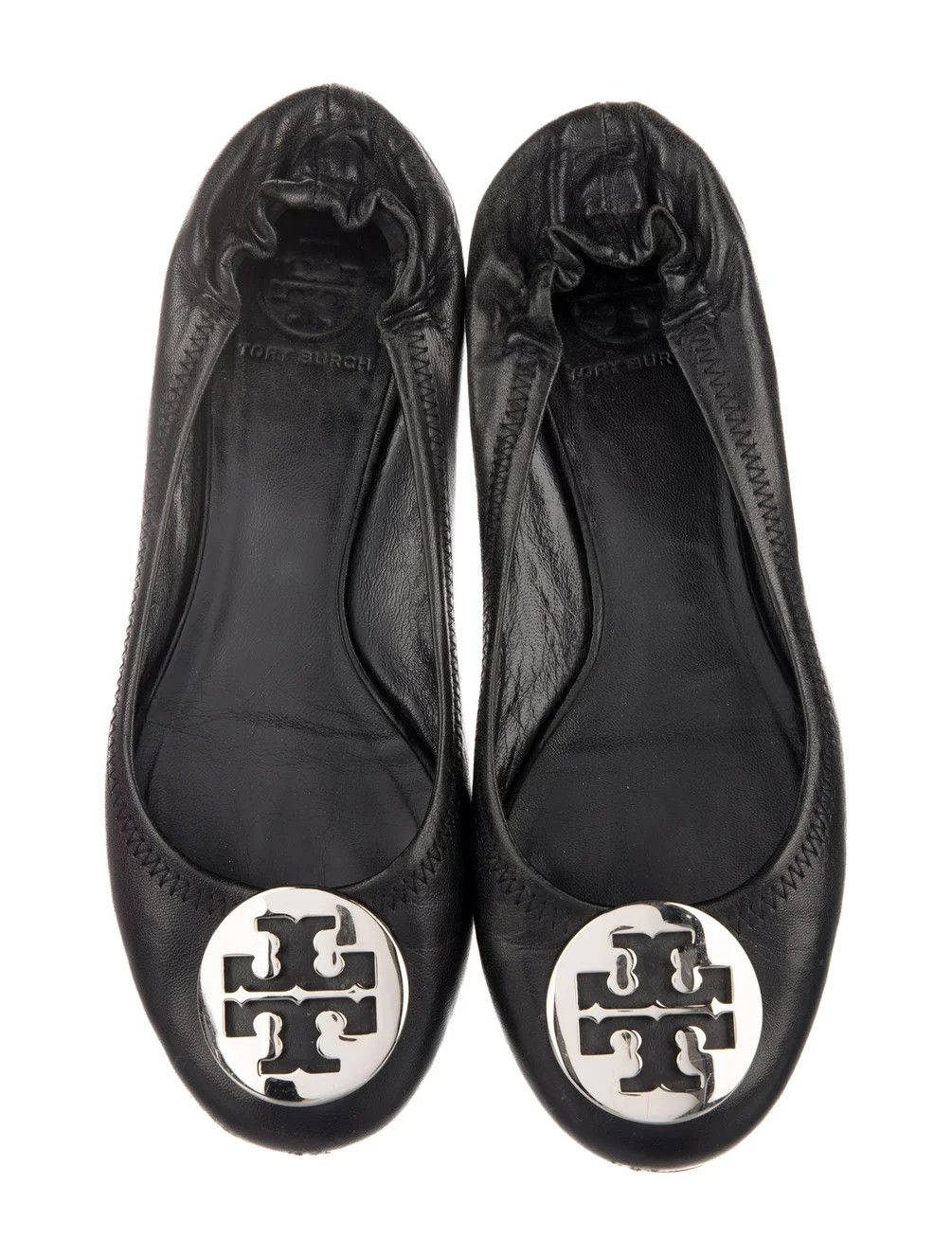 Tory Burch Tory Burch Leather Ballet Flats Size US 7.5 / IT 37.5 - 1 Thumbnail