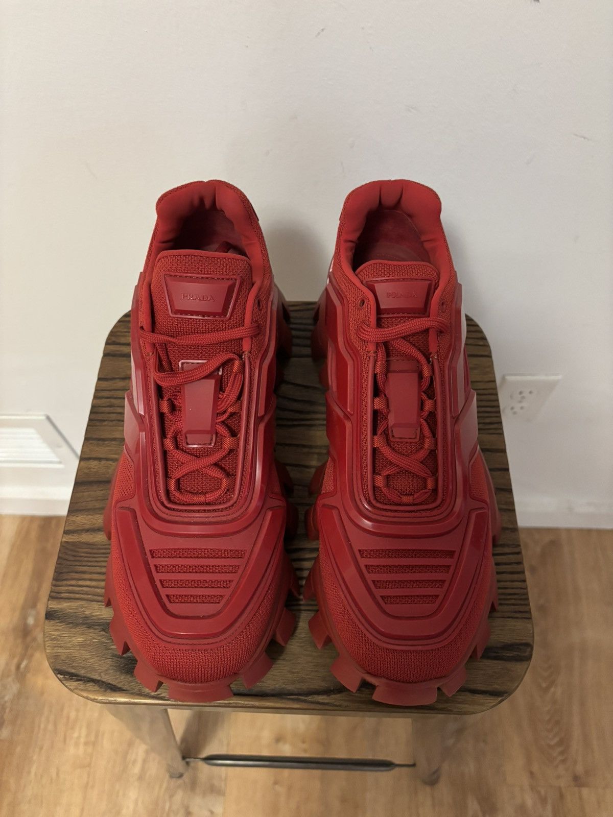 Prada Prada cloudbuster red sneakers size 10/ 11 US Size US 11 / EU 44 - 4 Thumbnail