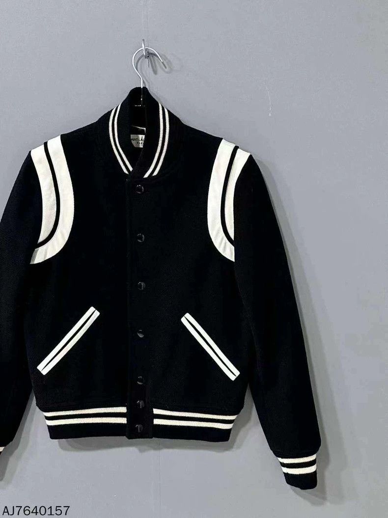 Saint Laurent Paris Saint Laurent ParisBlack and white Teddy jacket 2504-Nexta Size XS / US 0-2 / IT 36-38 - 1 Thumbnail