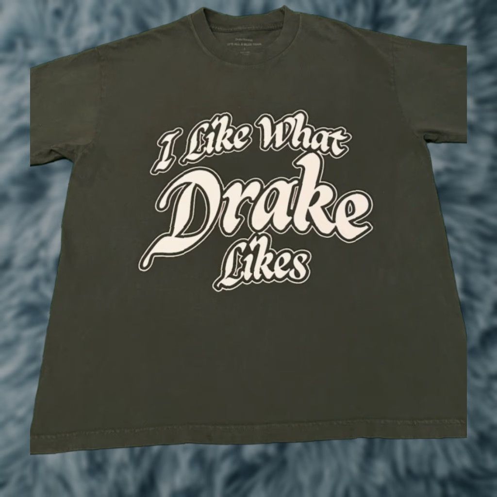 Vintage VINTAGE Drake It’s All A Blur Tour I Like What Drake Likes Shirt Mens Large Green Hip Hop 90s Concert Brand Drake Related Size US L / EU 52-54 / 3 - 1 Thumbnail