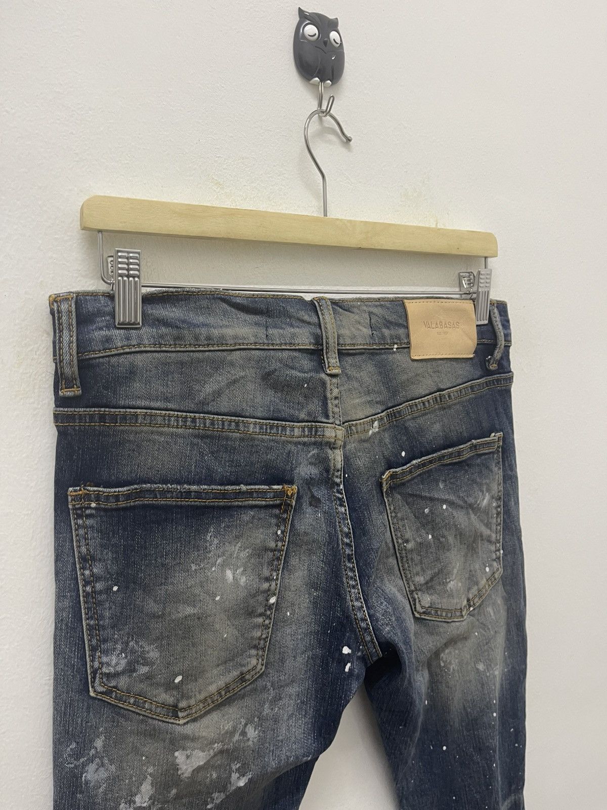 Valabasas Rare VALABASAS Paint Splatter Ripped Distressed Size US 29 - 14 Thumbnail