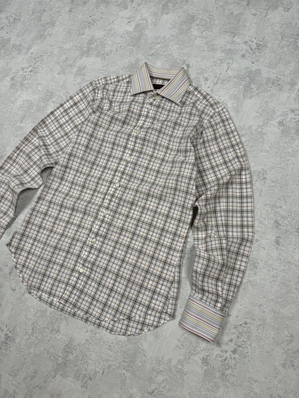 Etro Etro Plaid Shirt Button Up Size 39 Size US M / EU 48-50 / 2 - 3 Thumbnail
