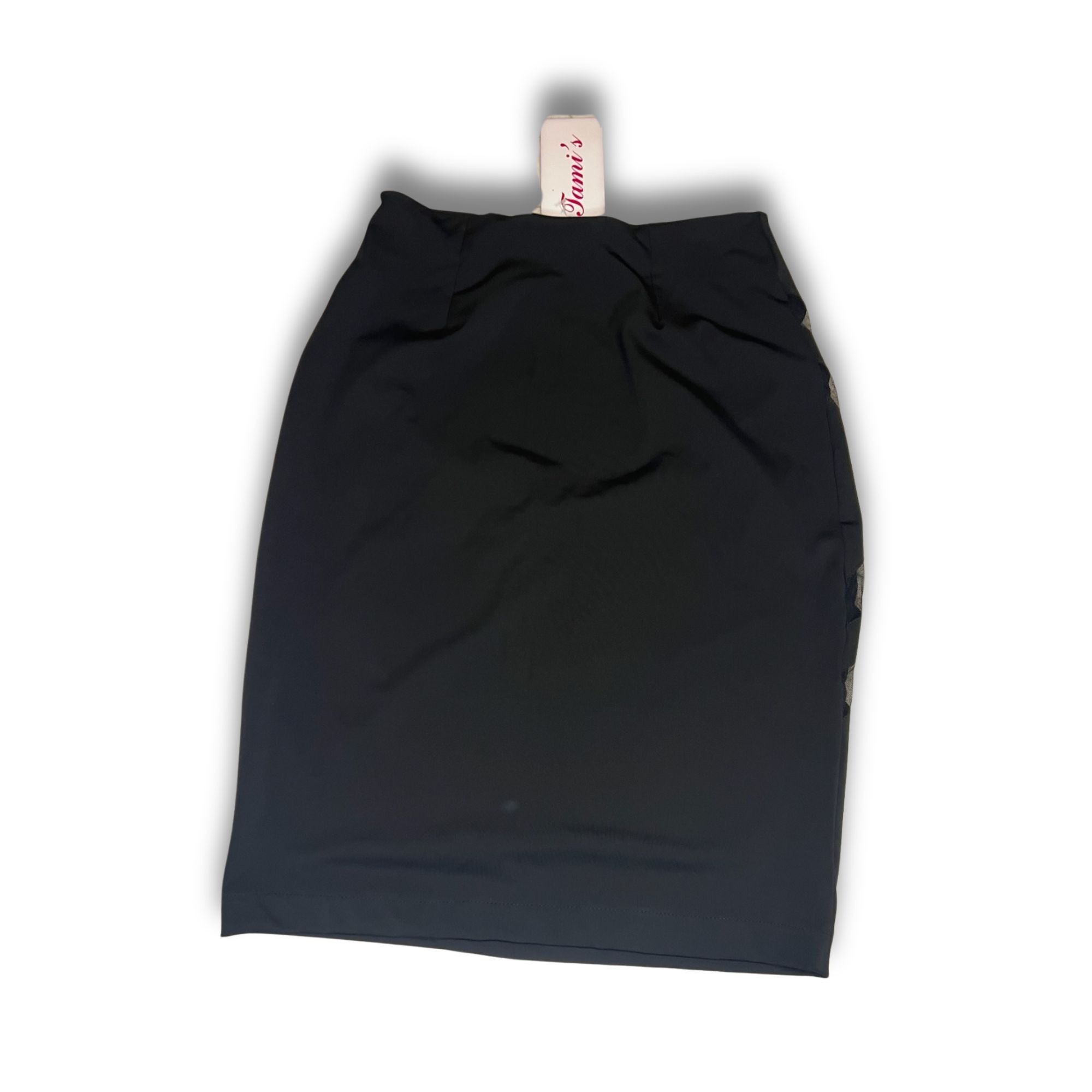 Other Tamis Black Womens Pencil Skirt Size 0 New With Tags Sleek & Size 25" / US 0 / IT 36 - 2 Thumbnail