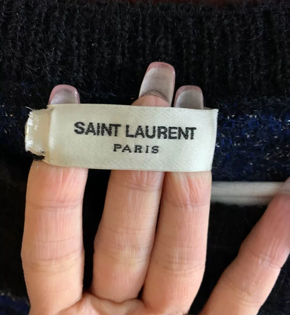 Saint Laurent Paris × Yves Saint Laurent Saint Laurent's out of print Love sweater2412-Nextarrow Size US XS / EU 42 / 0 - 3 Thumbnail