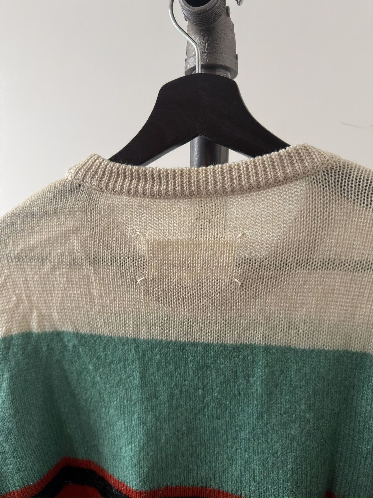Maison Margiela FW15 Asymmetric Mohair Sweater Size US S / EU 44-46 / 1 - 3 Thumbnail