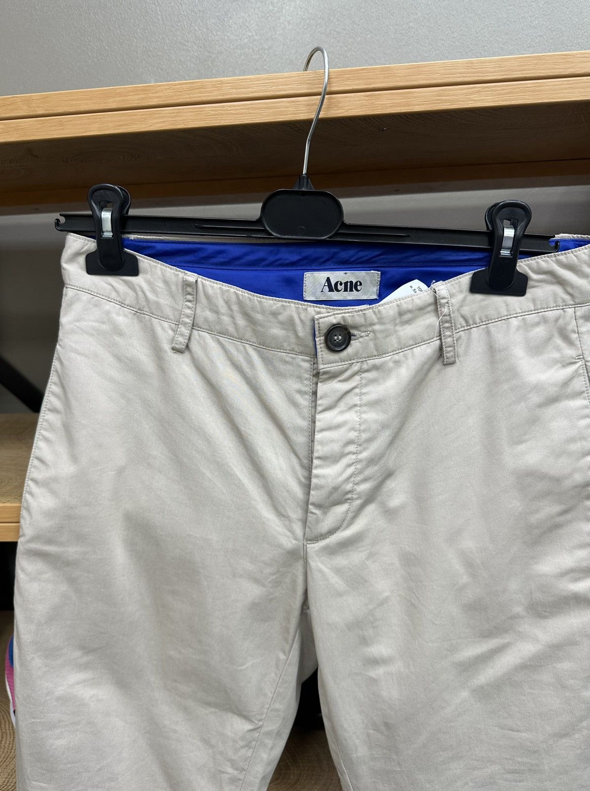 Acne Studios Acne Studios «Gin Kitt» Pants Trousers Blue Overlock 28/32 Size US 28 / EU 44 - 3 Thumbnail
