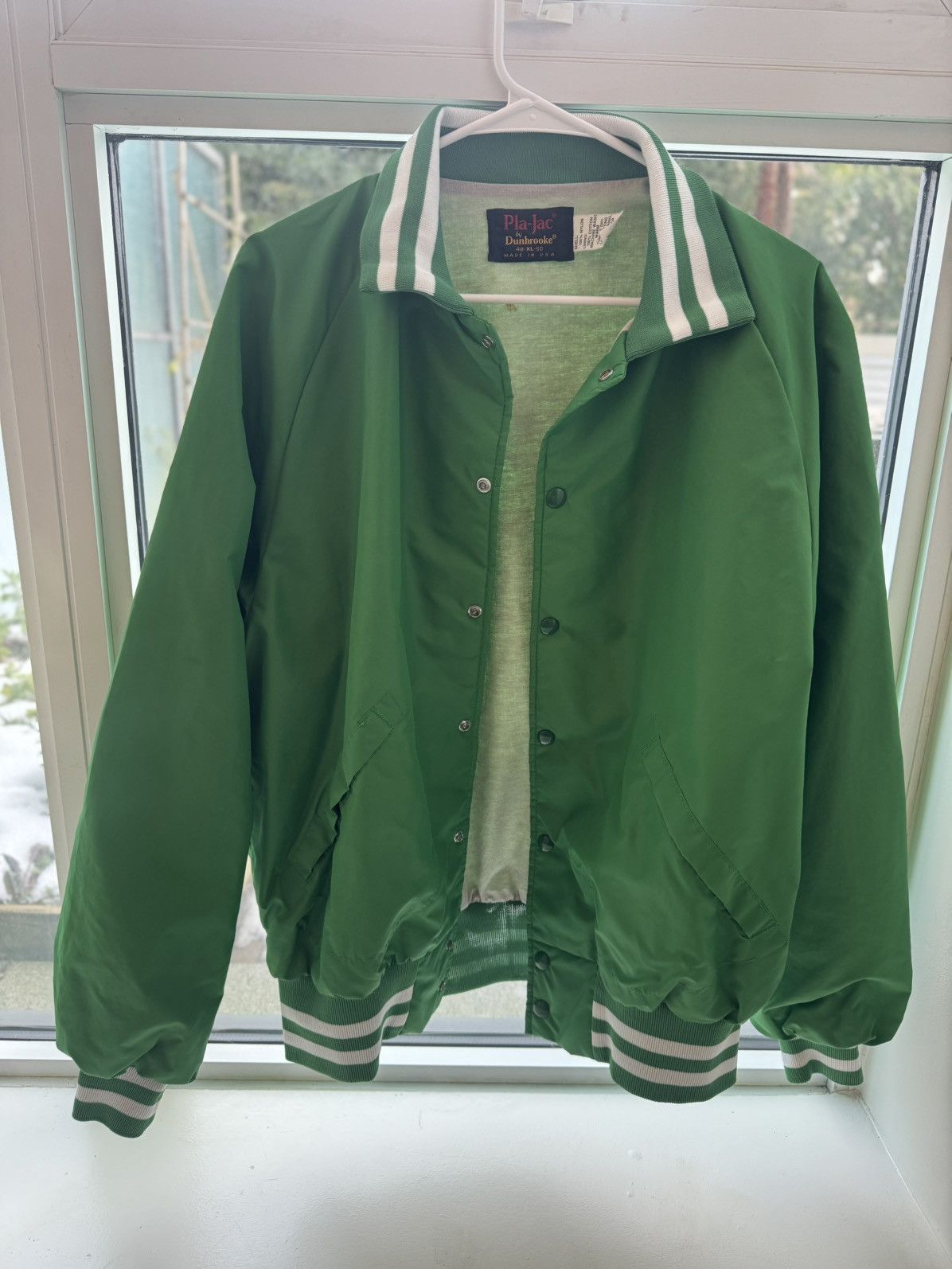 Vintage Vintage Green Bomber Jacket Size US L / EU 52-54 / 3 - 4 Thumbnail