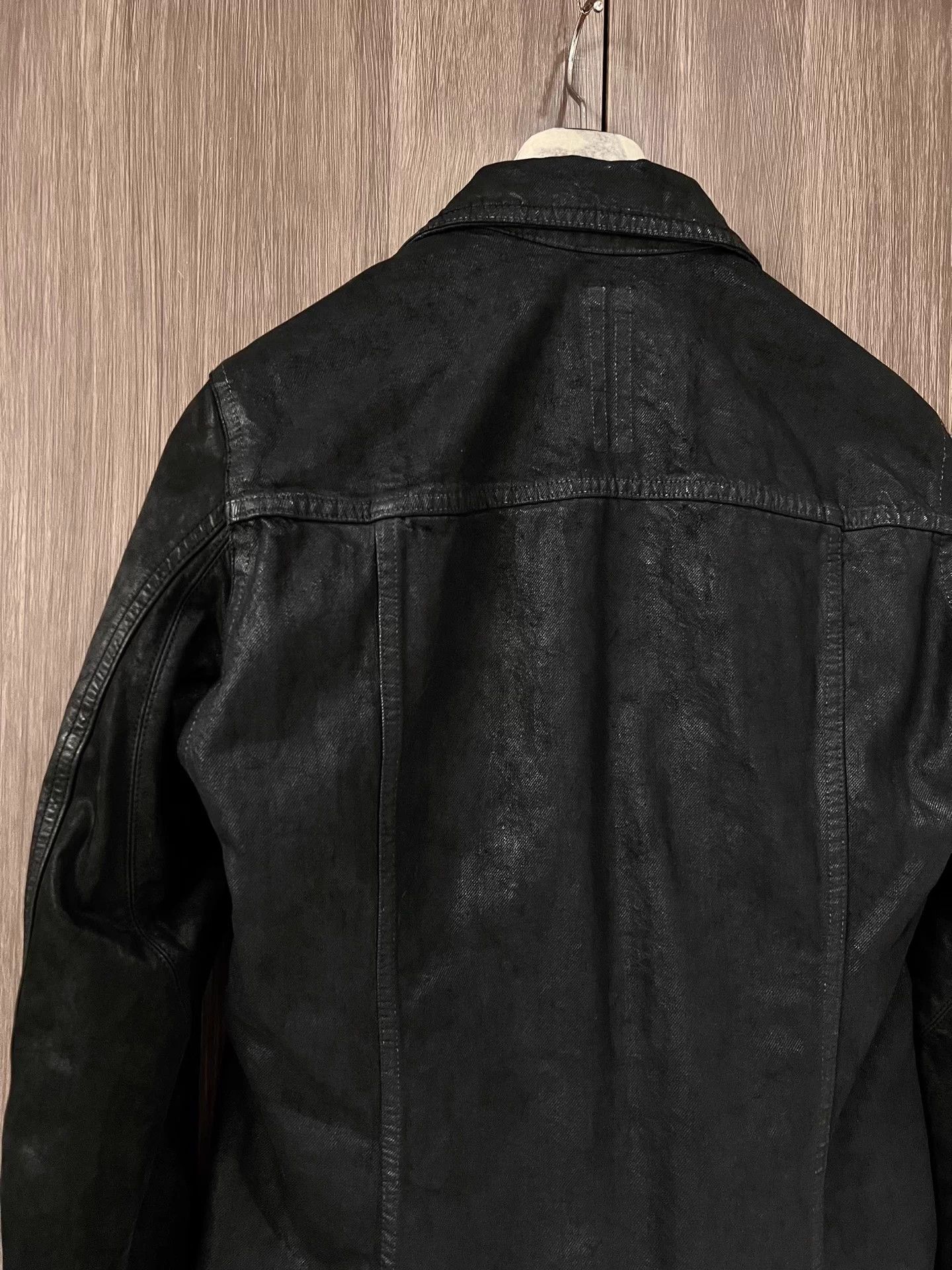 Rick Owens Rick Owens DRKSHDW Slave Waxed Lth Sleeve Denim S Size US S / EU 44-46 / 1 - 3 Thumbnail