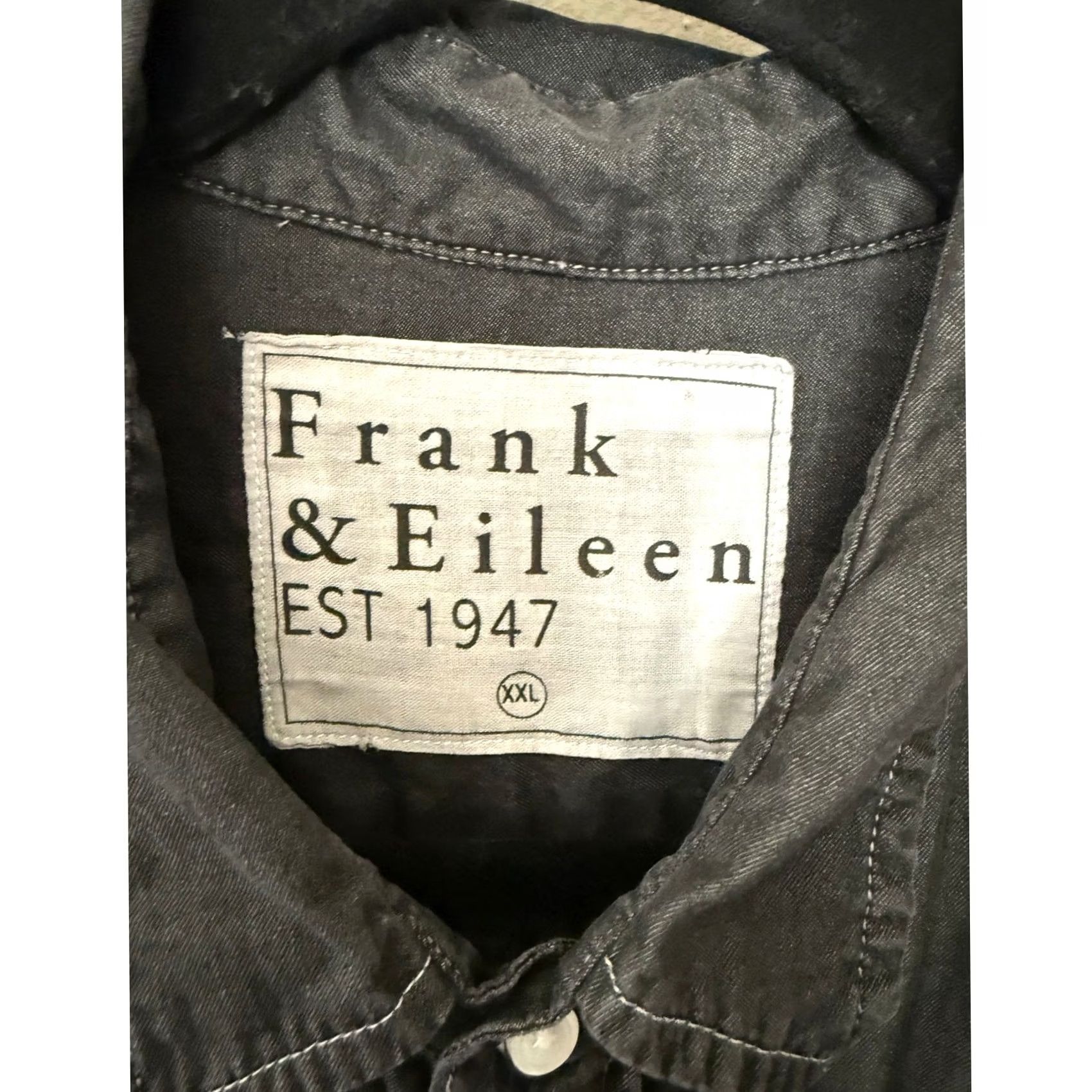 Frank & Eileen Frank & Eileen Gray Cotton Long Sleeve Button Down Shirt Preppy Office Men 2XL Gray Mens XXL Regular Size US XXL / EU 58 / 5 - 2 Thumbnail