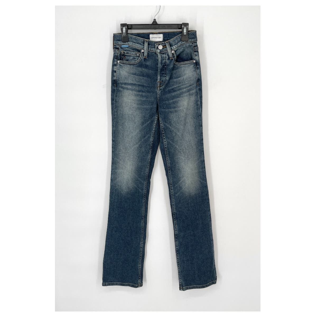 image of Cotton Citizen New Cindy Jeans Ankle Flare Bootcut Bedford in Blue, Women's (Size 24)